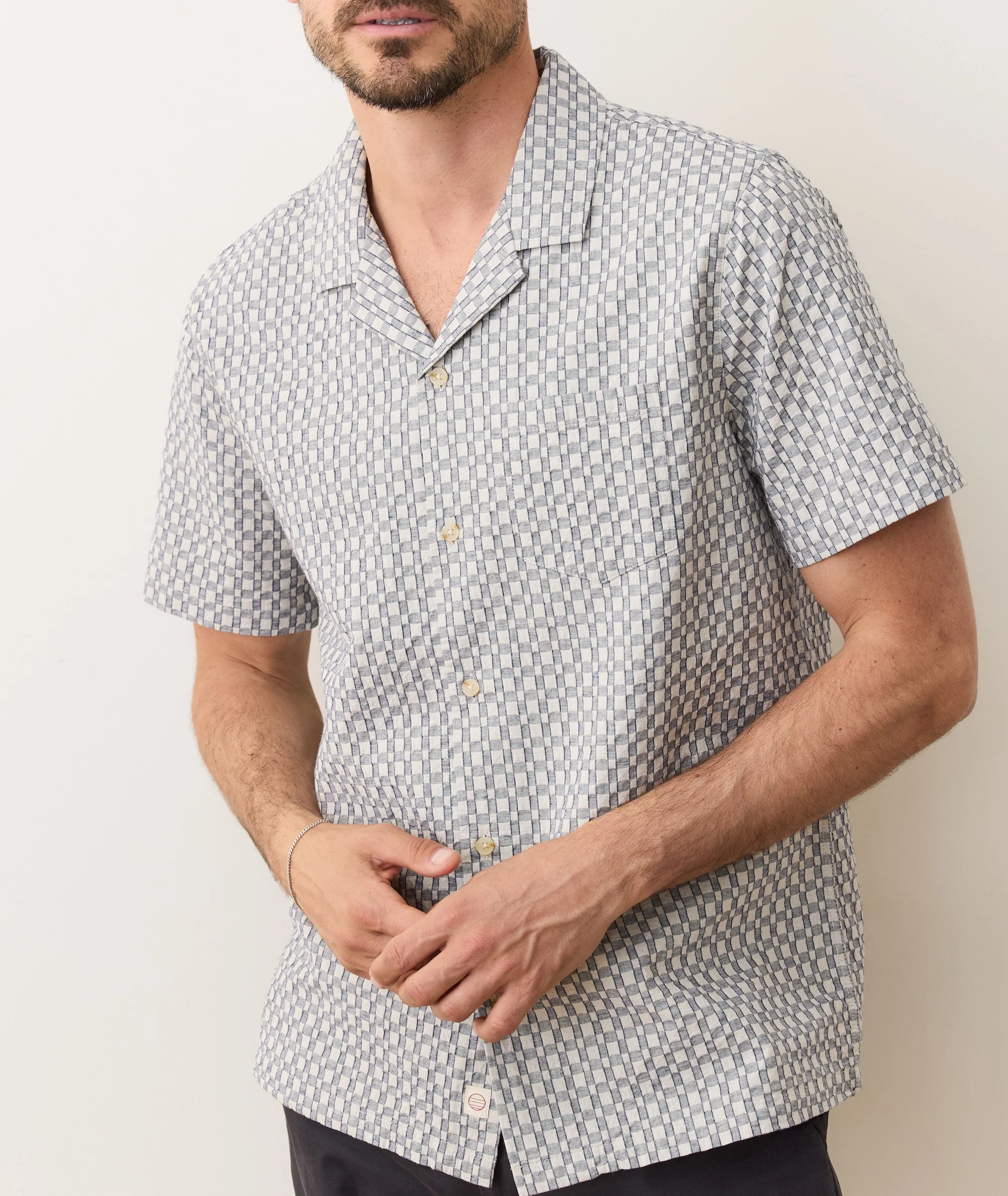 Landon Checkered Resort Shirt - Image 5