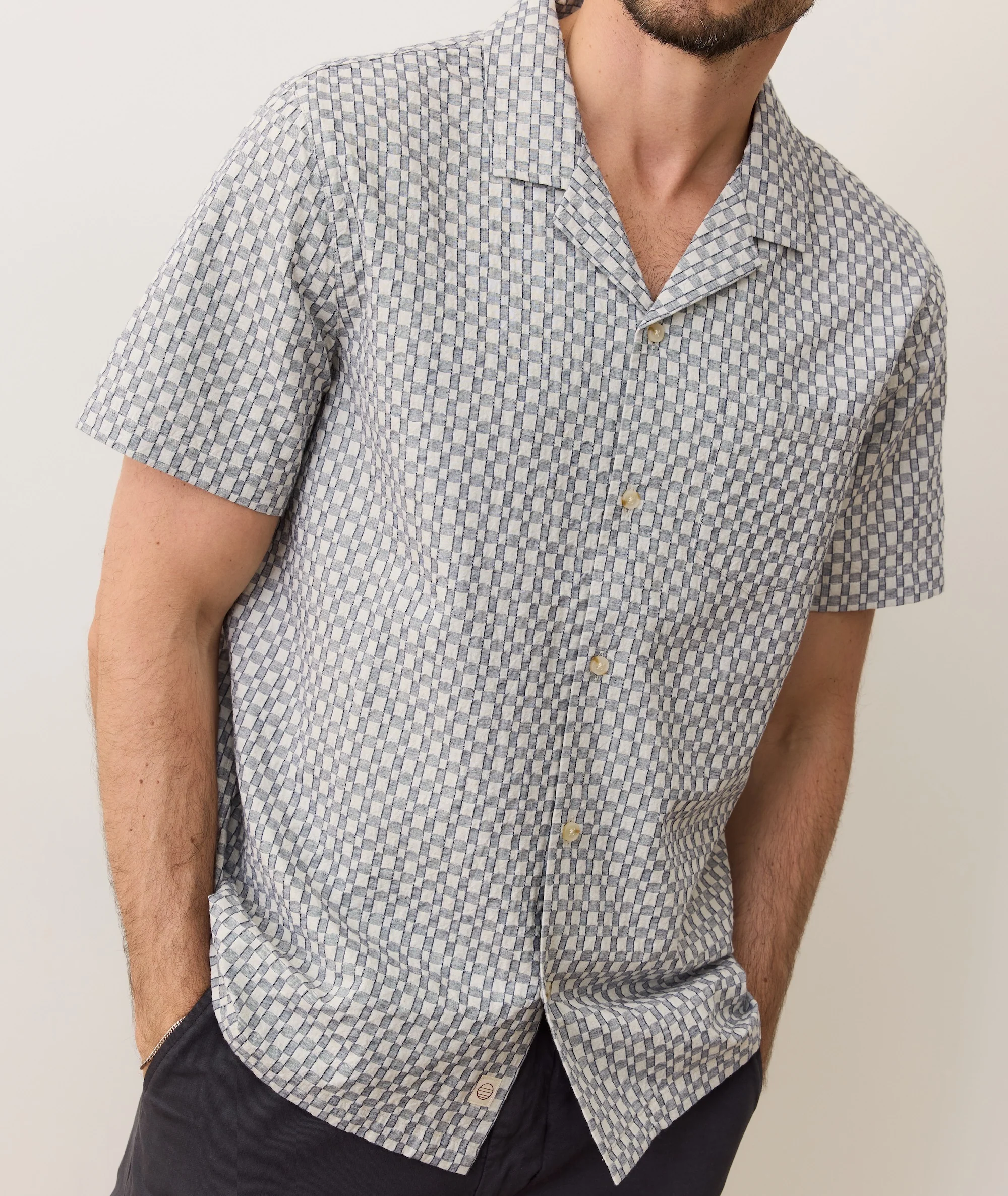 Landon Checkered Resort Shirt - Image 6