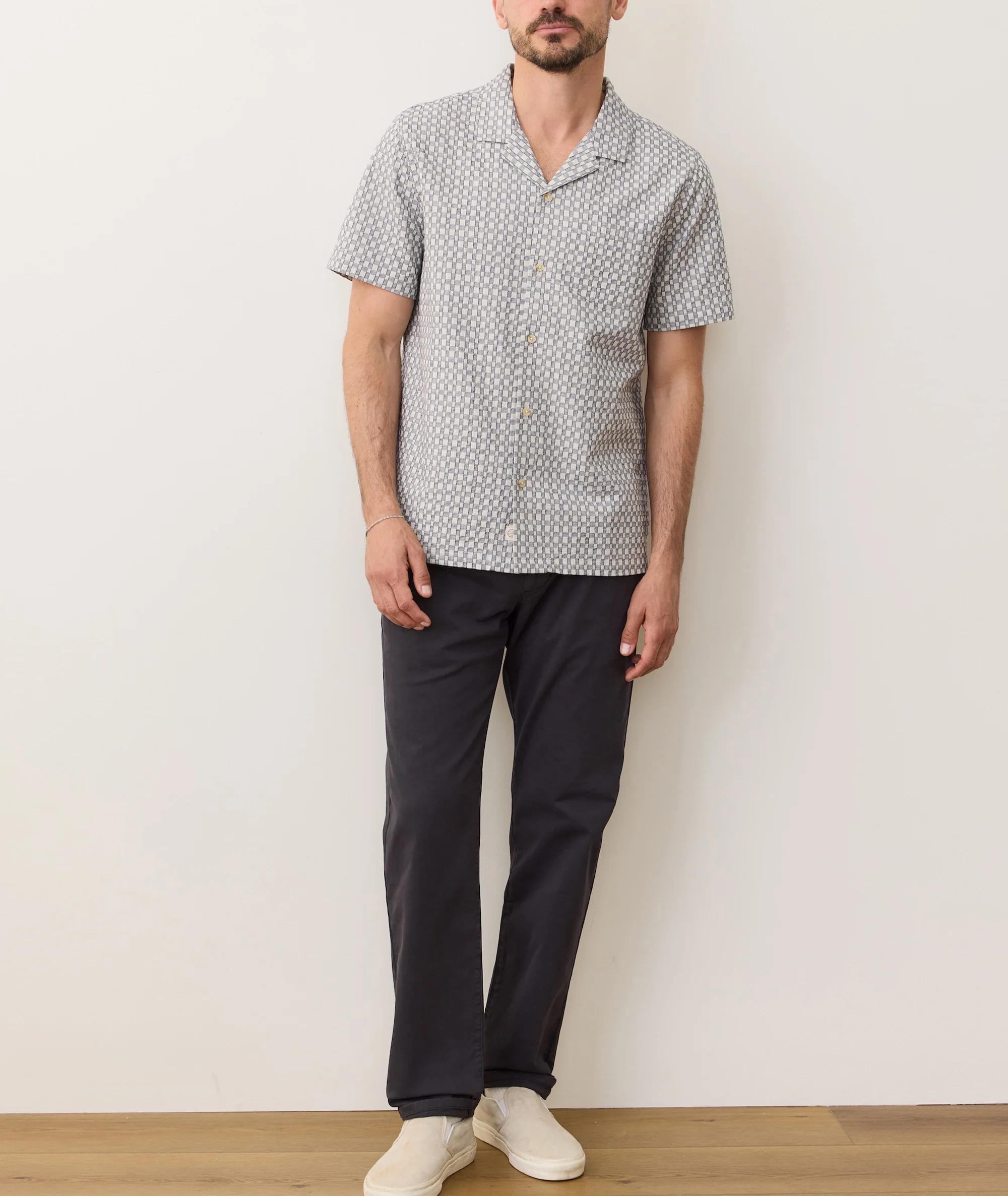Landon Checkered Resort Shirt - Image 7