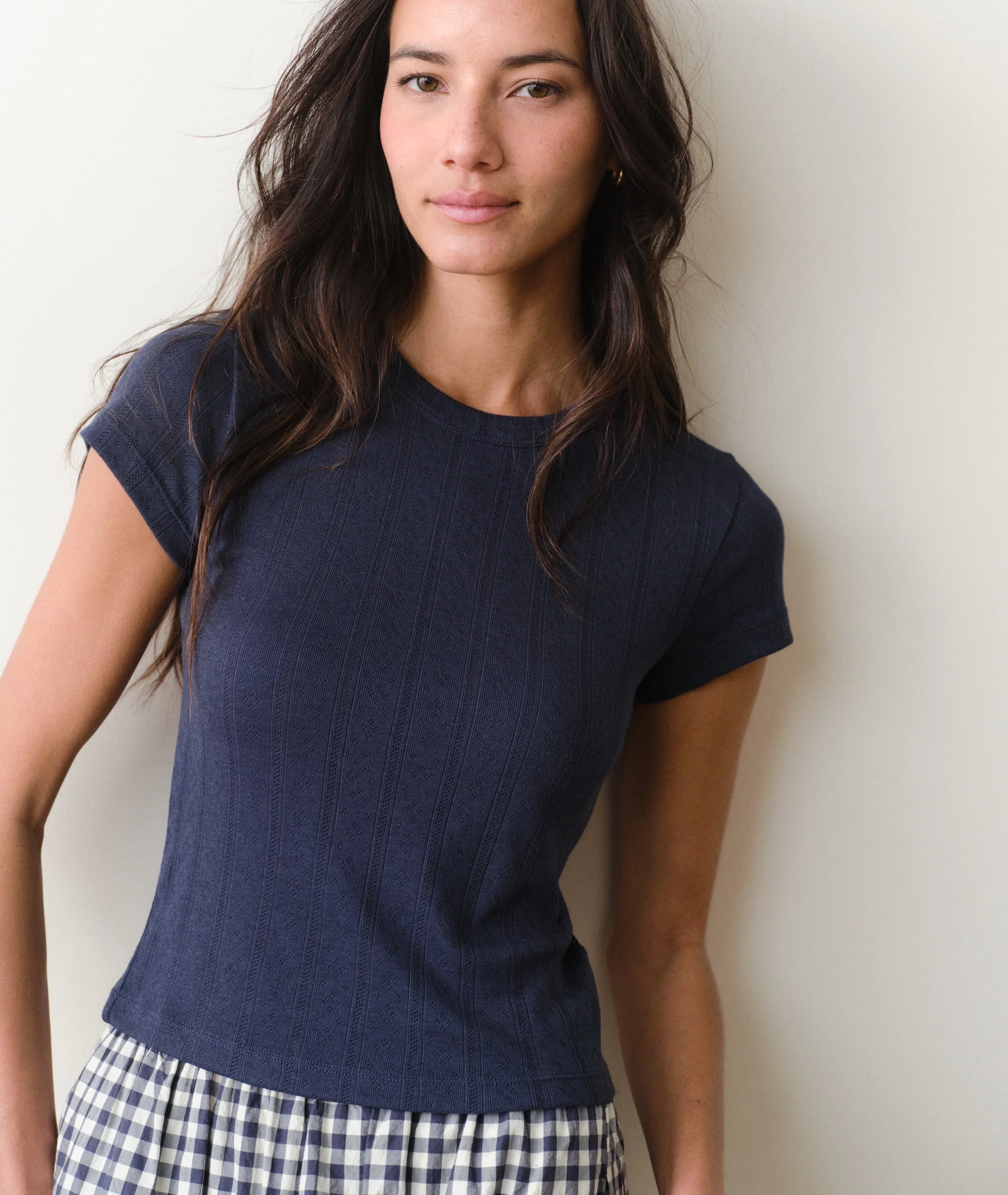 Lexi Pointelle Tee - Image 2