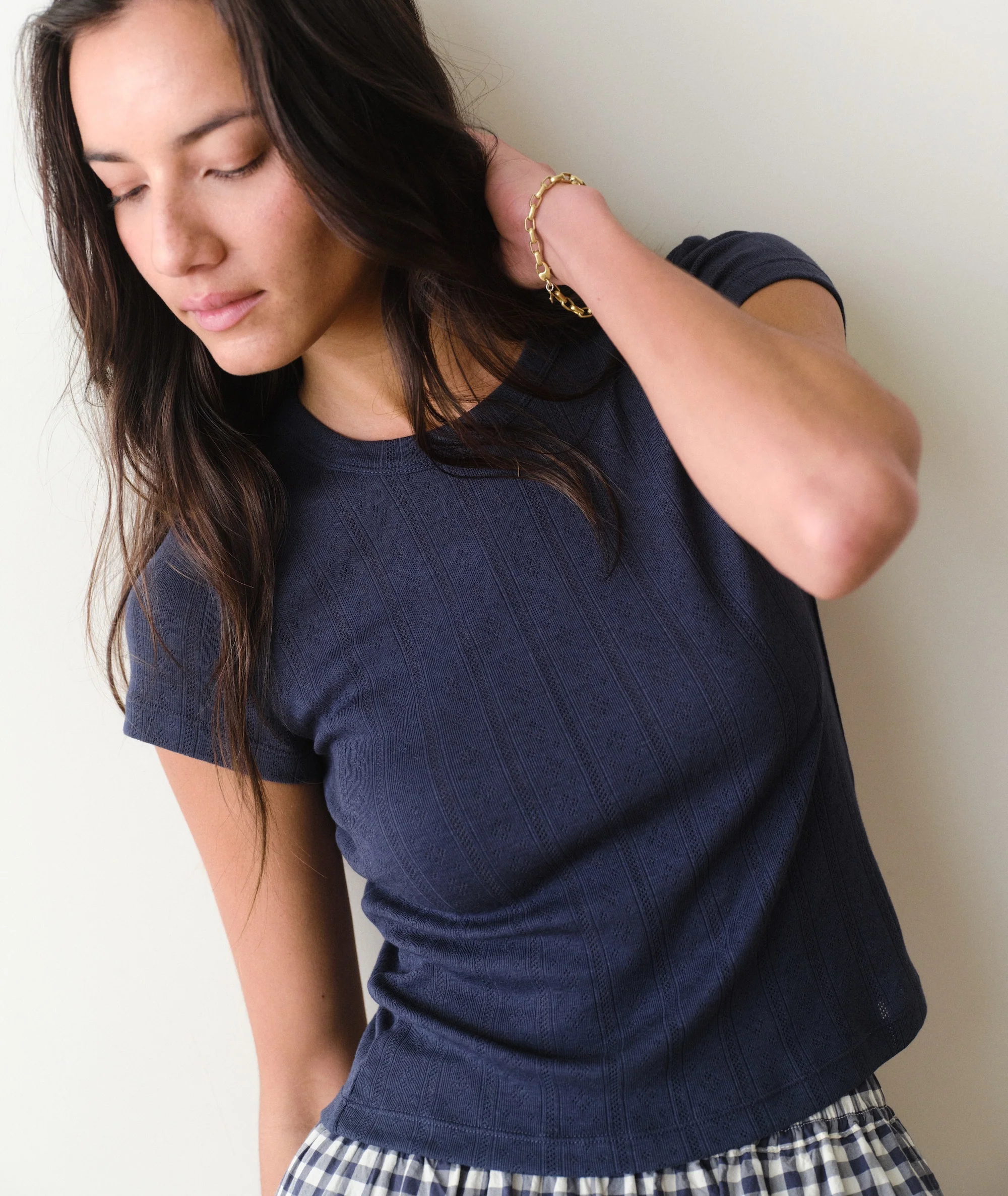 Lexi Pointelle Tee - Image 3