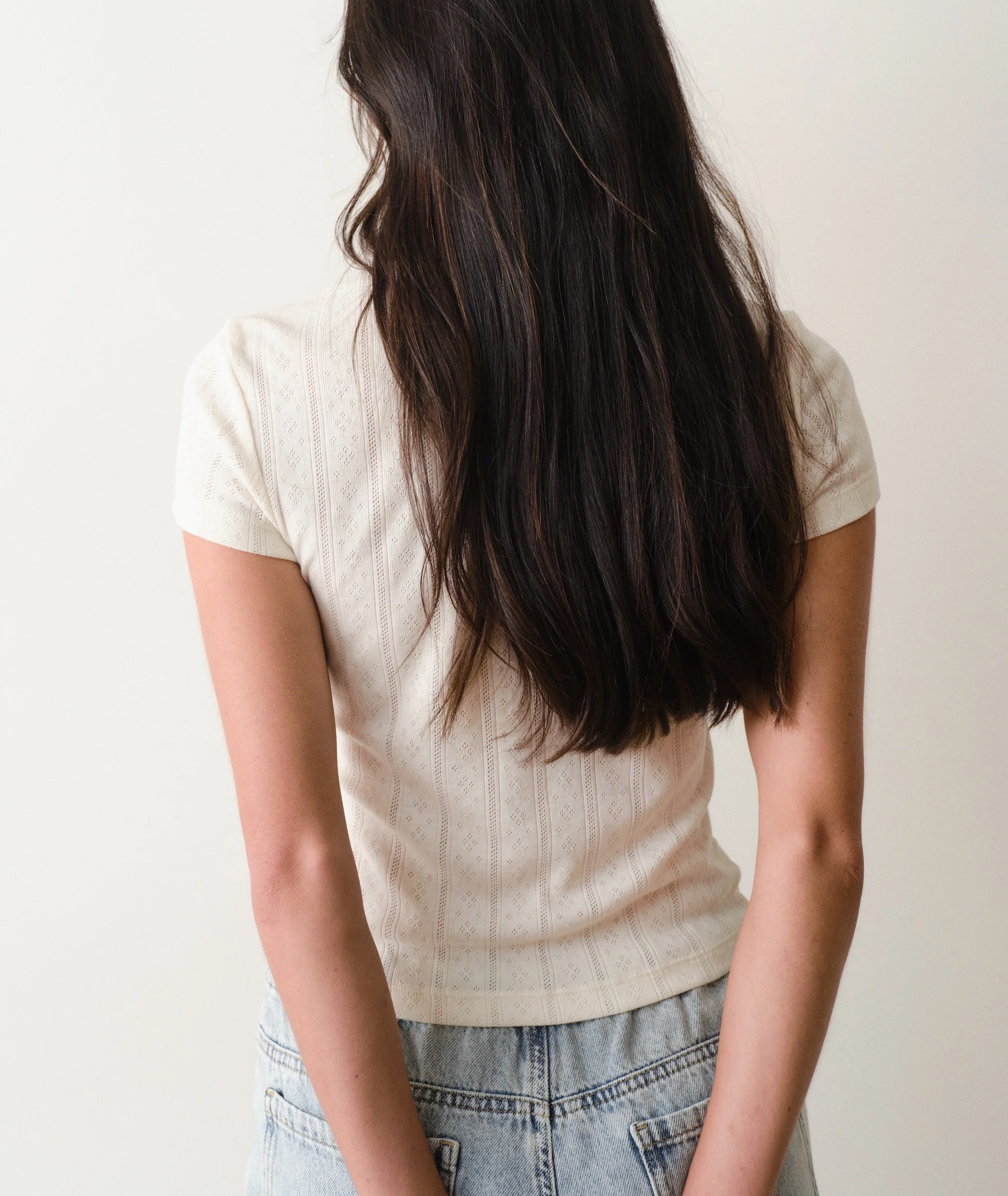 Lexi Pointelle Tee - Image 5