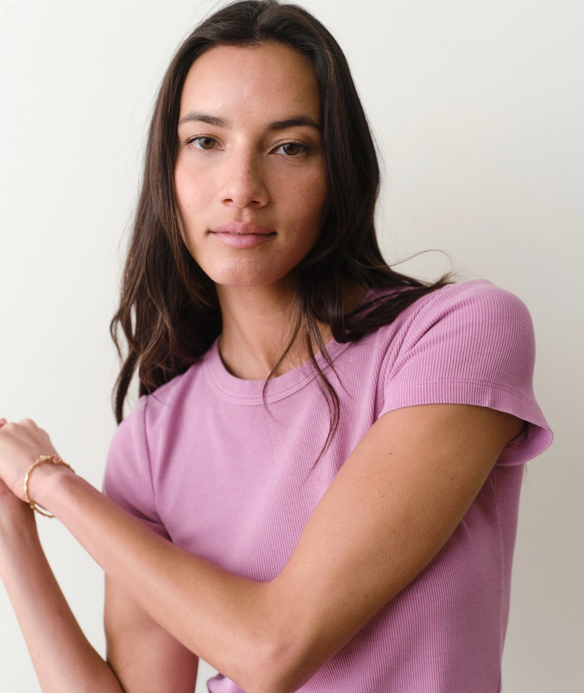 Lexi Rib Sun-In Crew Tee - Image 5