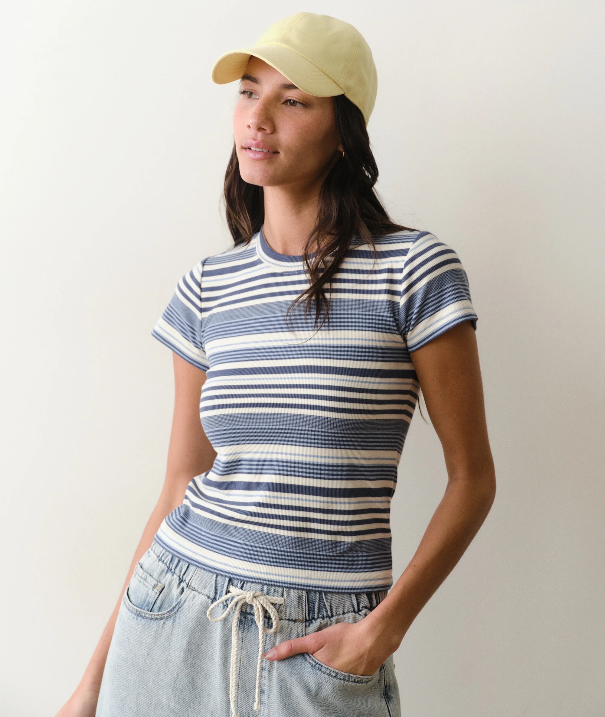 Lexi Rib Sun-In Crew Tee - Image 2