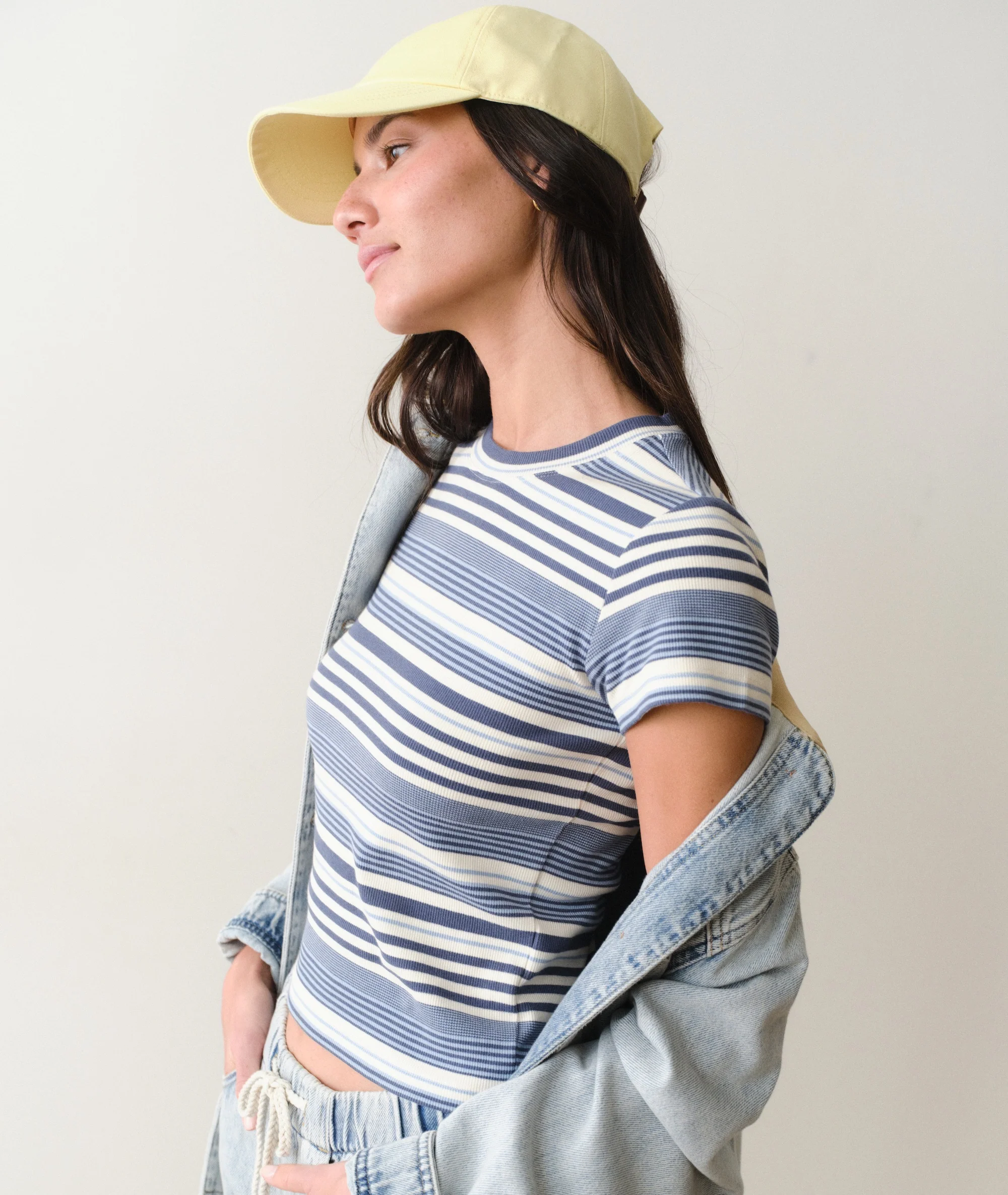 Lexi Rib Sun-In Crew Tee - Image 3