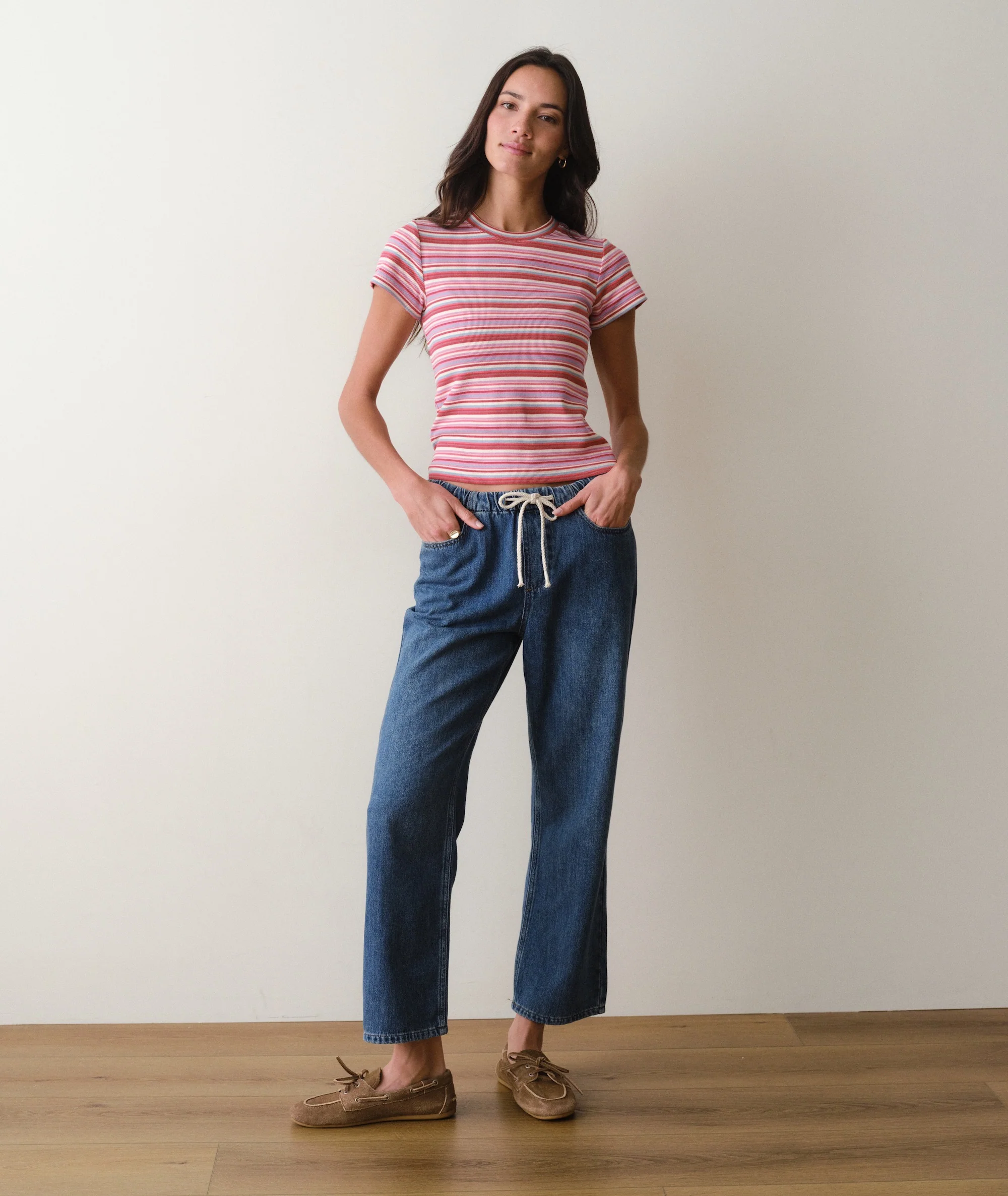 Lexi Rib Sun-In Crew Tee - Image 4