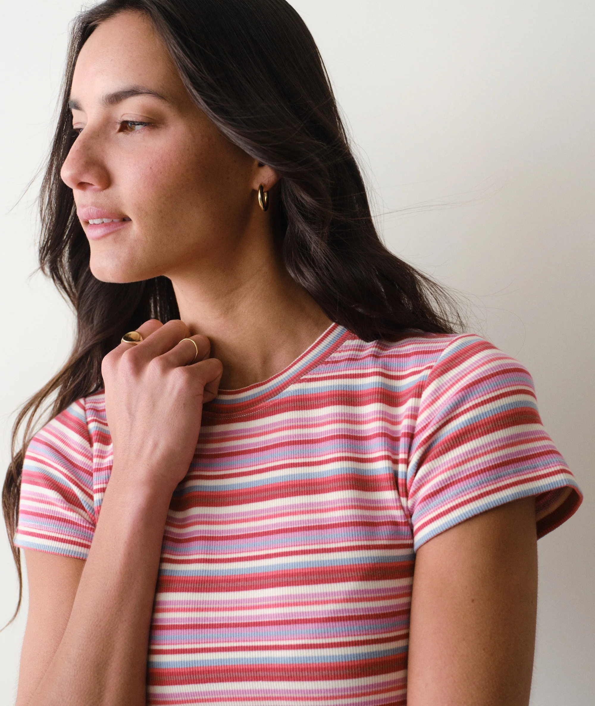 Lexi Rib Sun-In Crew Tee - Image 5