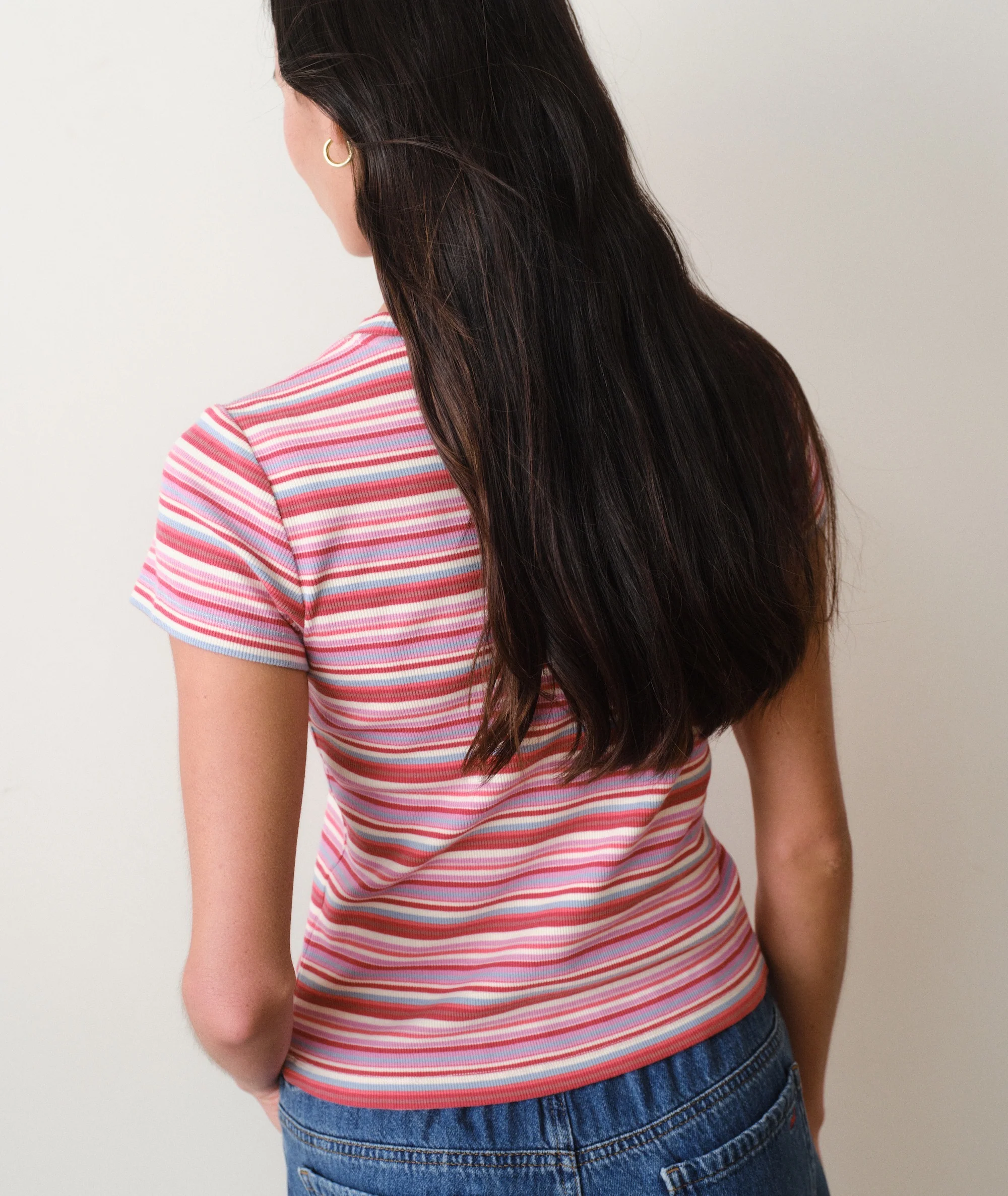 Lexi Rib Sun-In Crew Tee - Image 6