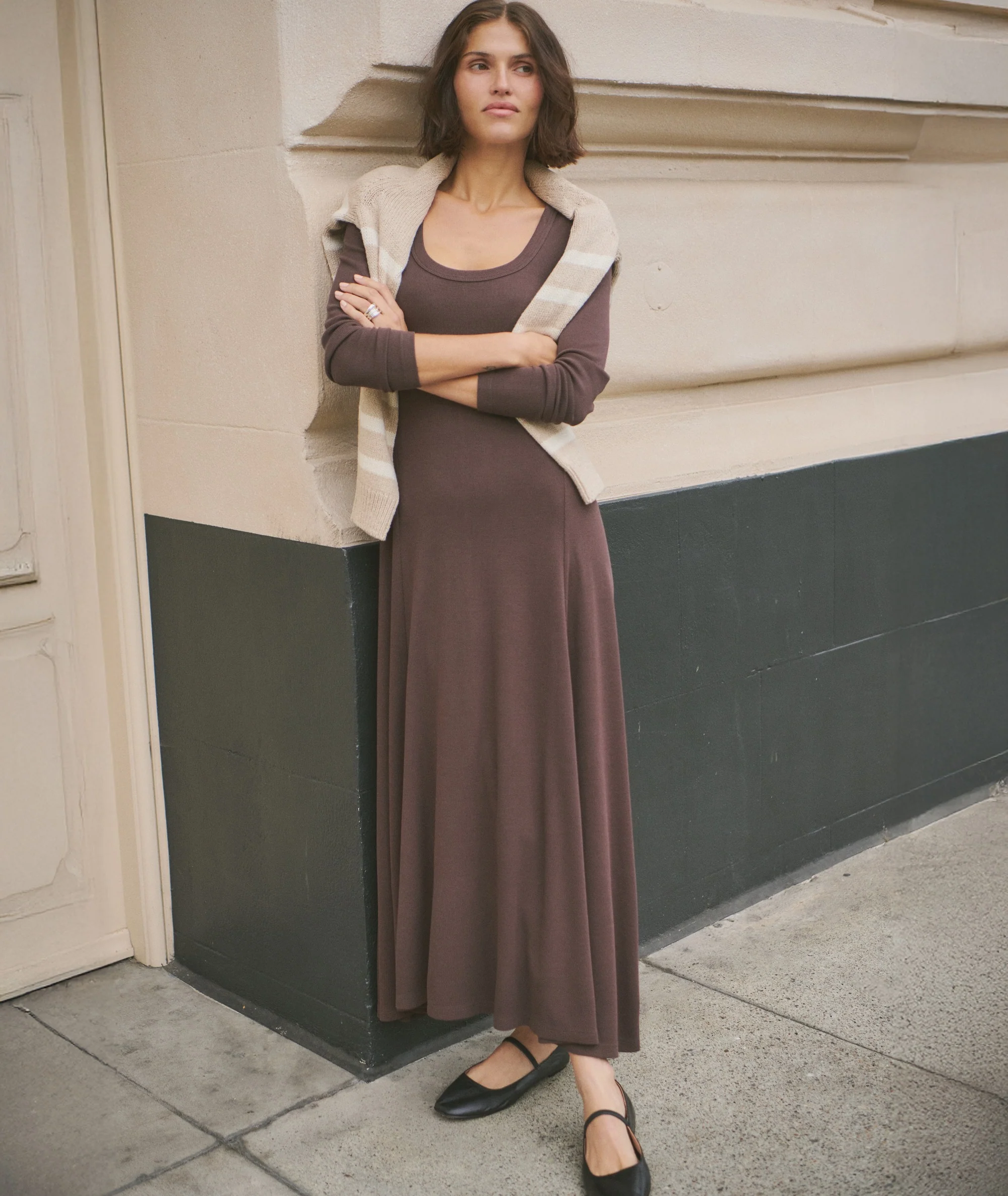 Lexi Rib Fit & Flare Dress - Image 3