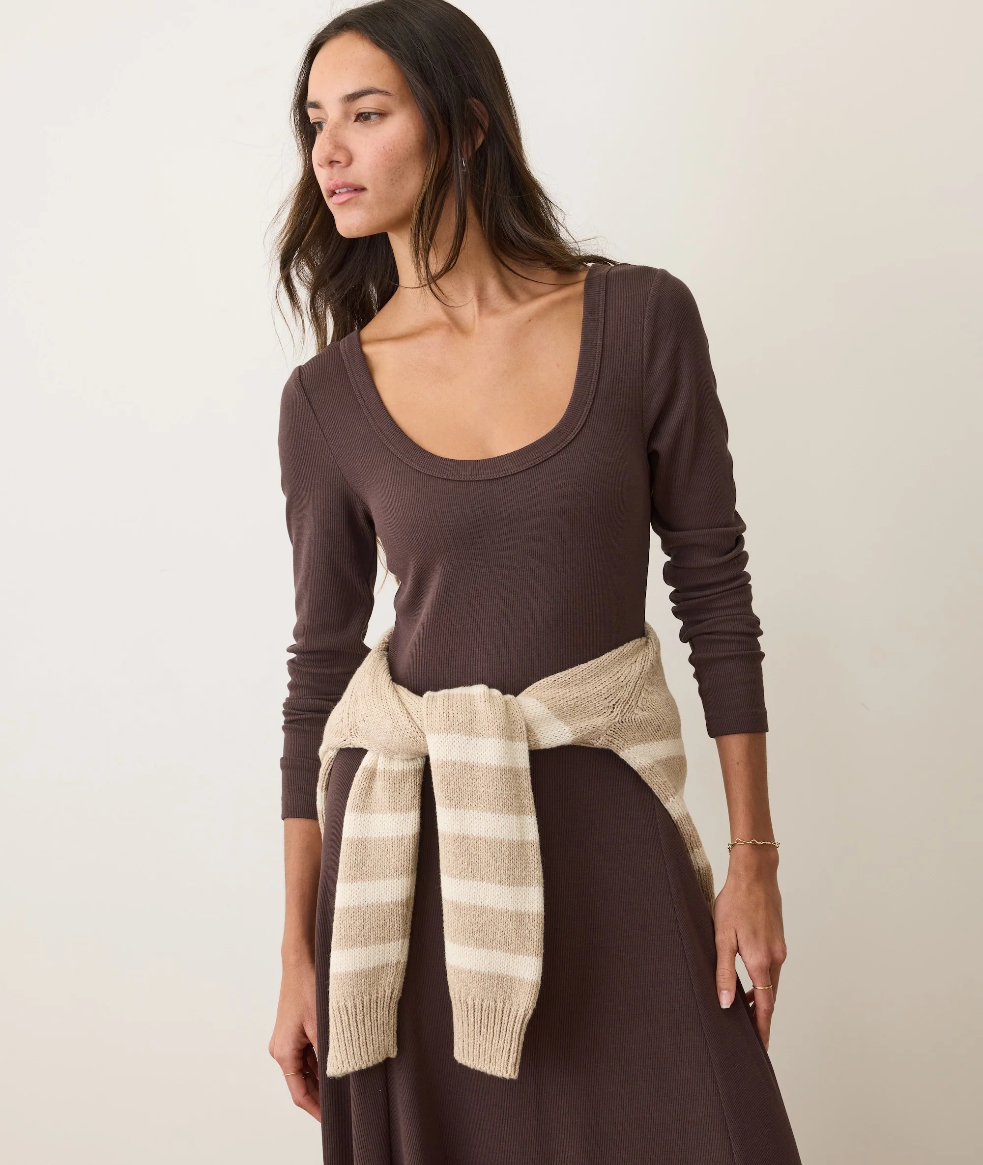 Lexi Rib Fit & Flare Dress - Image 4