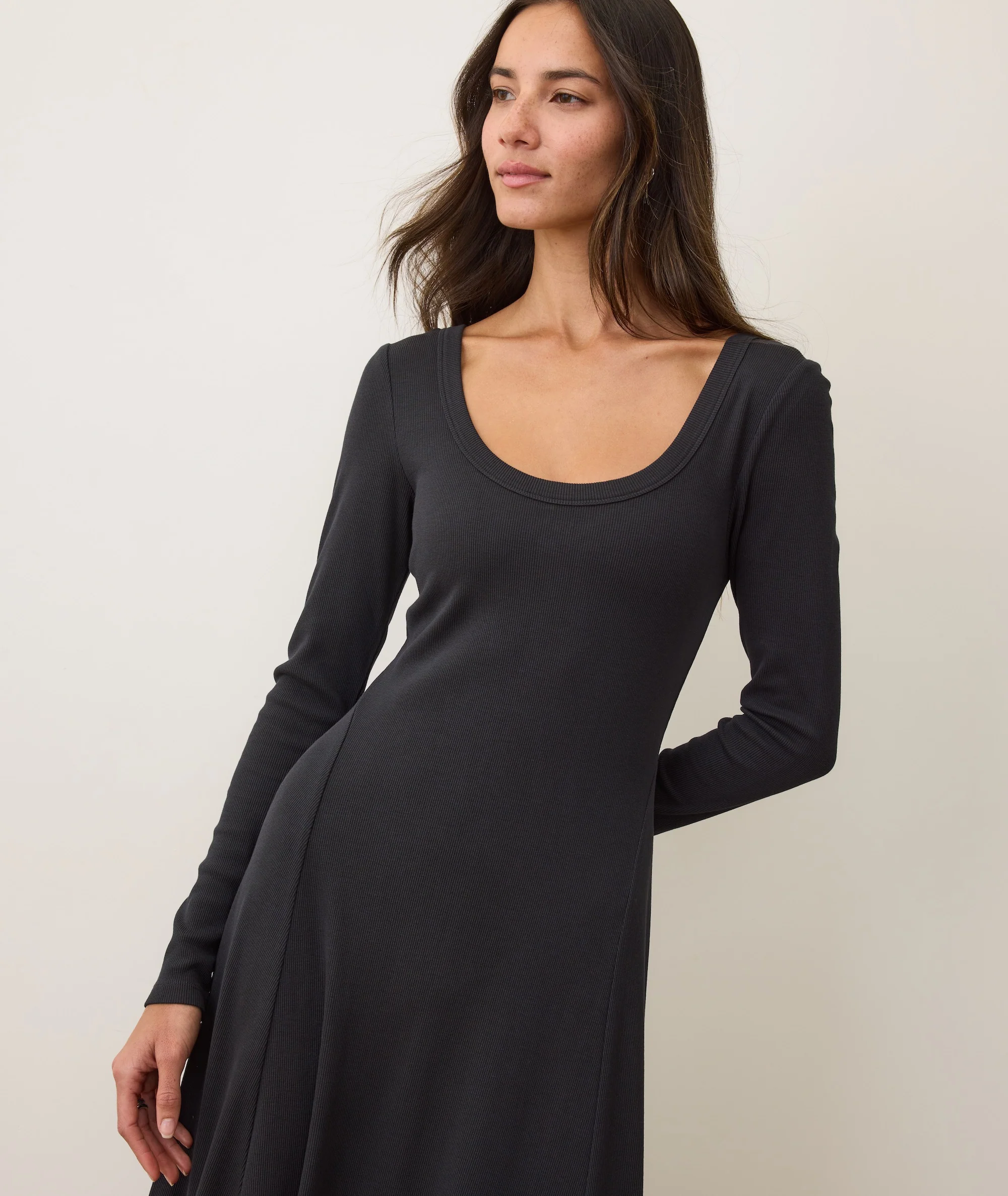 Lexi Rib Fit & Flare Dress - Image 4