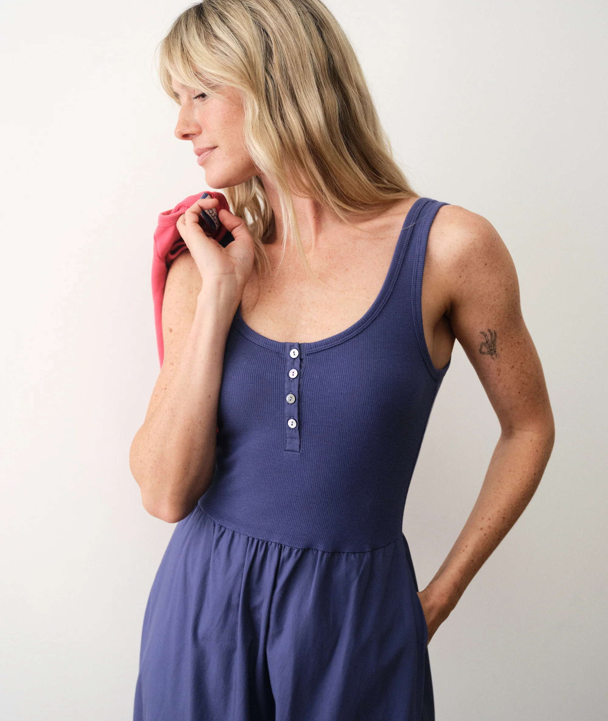 Lexi Rib Split Dress - Image 3