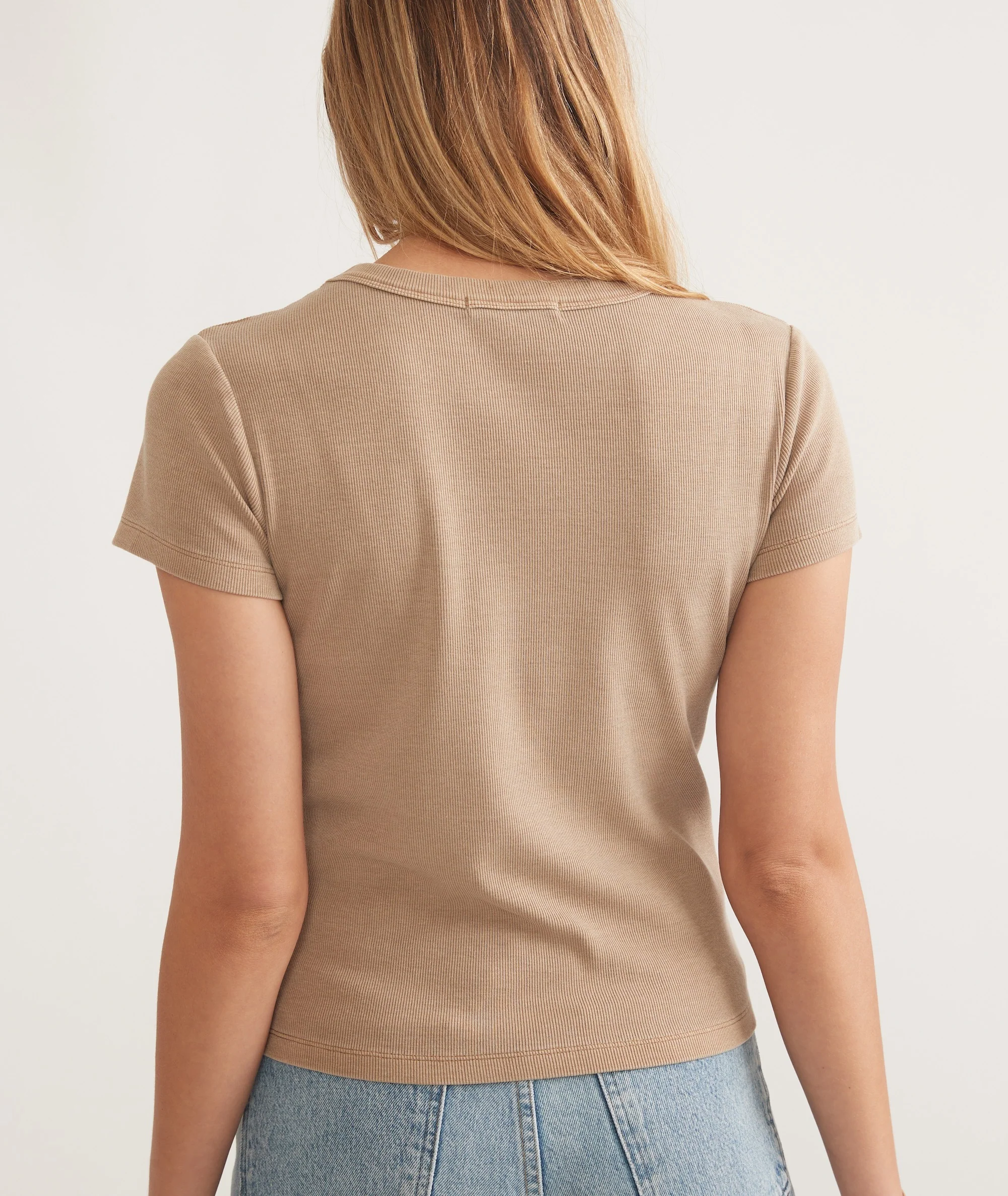 Lexi Rib Sun-In Crew Tee - Image 5