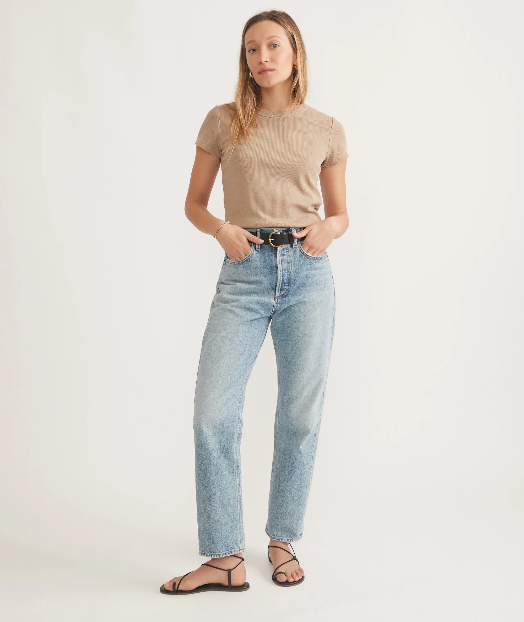 Lexi Rib Sun-In Crew Tee - Image 6