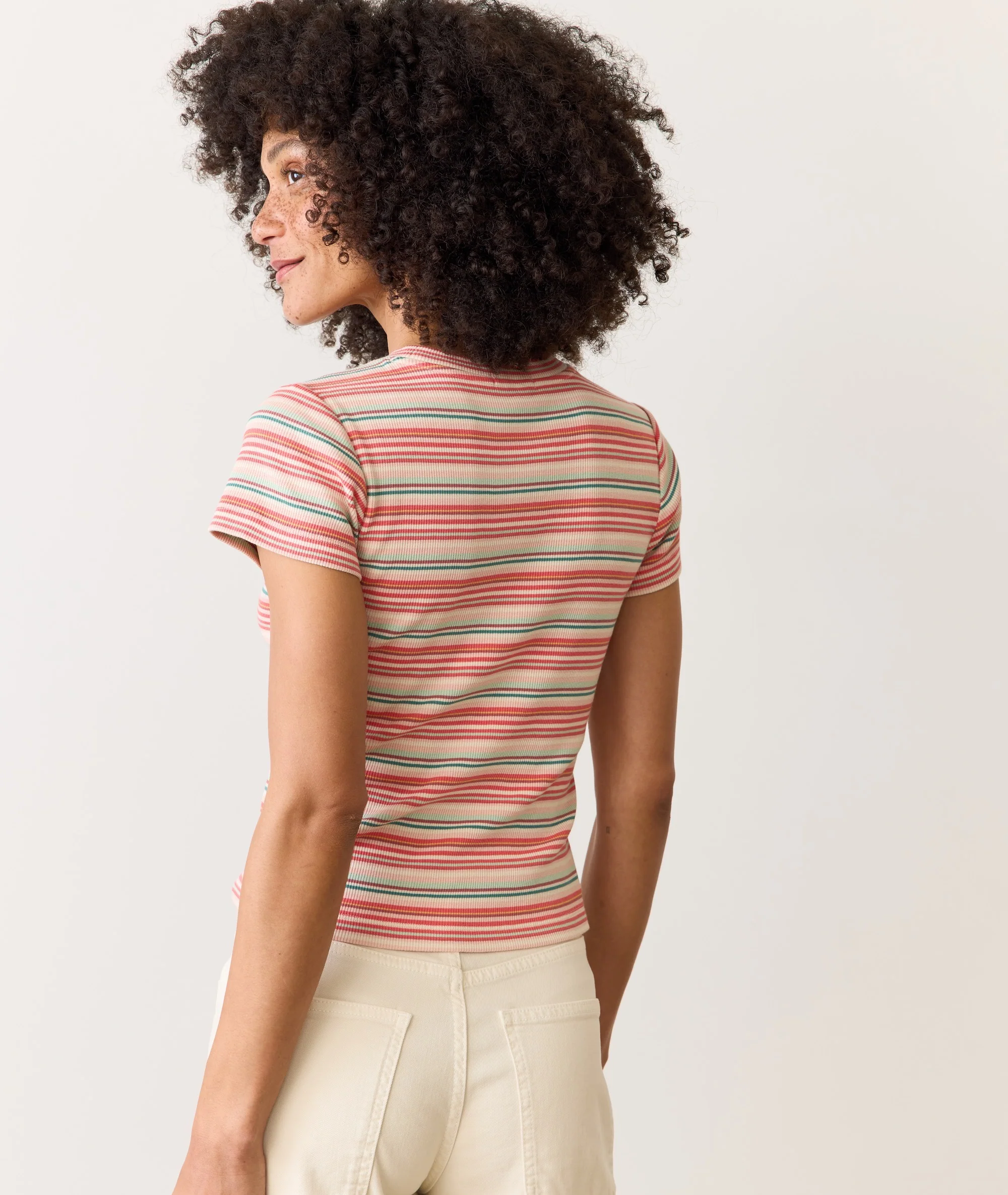 Lexi Rib Sun-In Crew Tee - Image 3