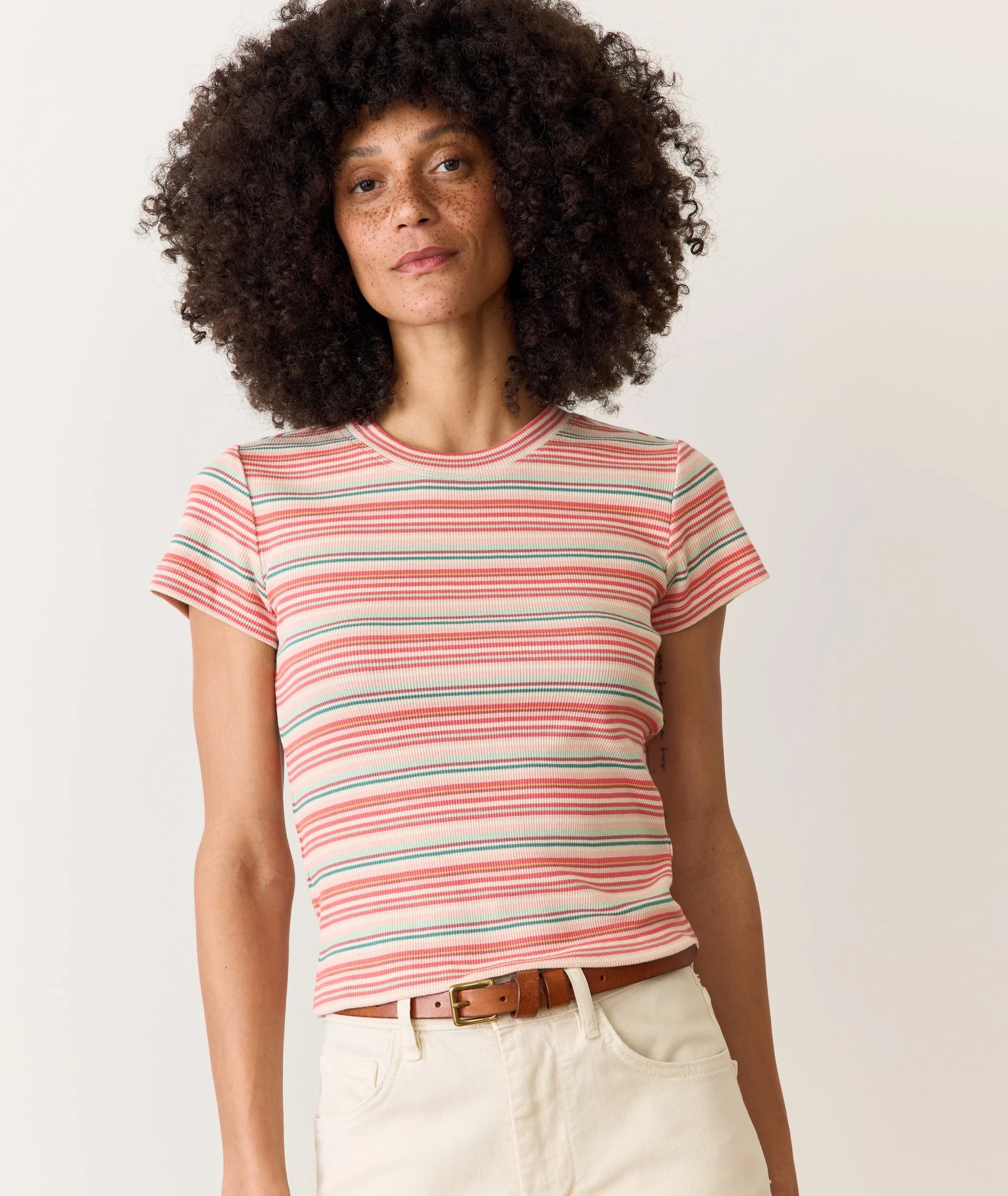 Lexi Rib Sun-In Crew Tee - Image 5