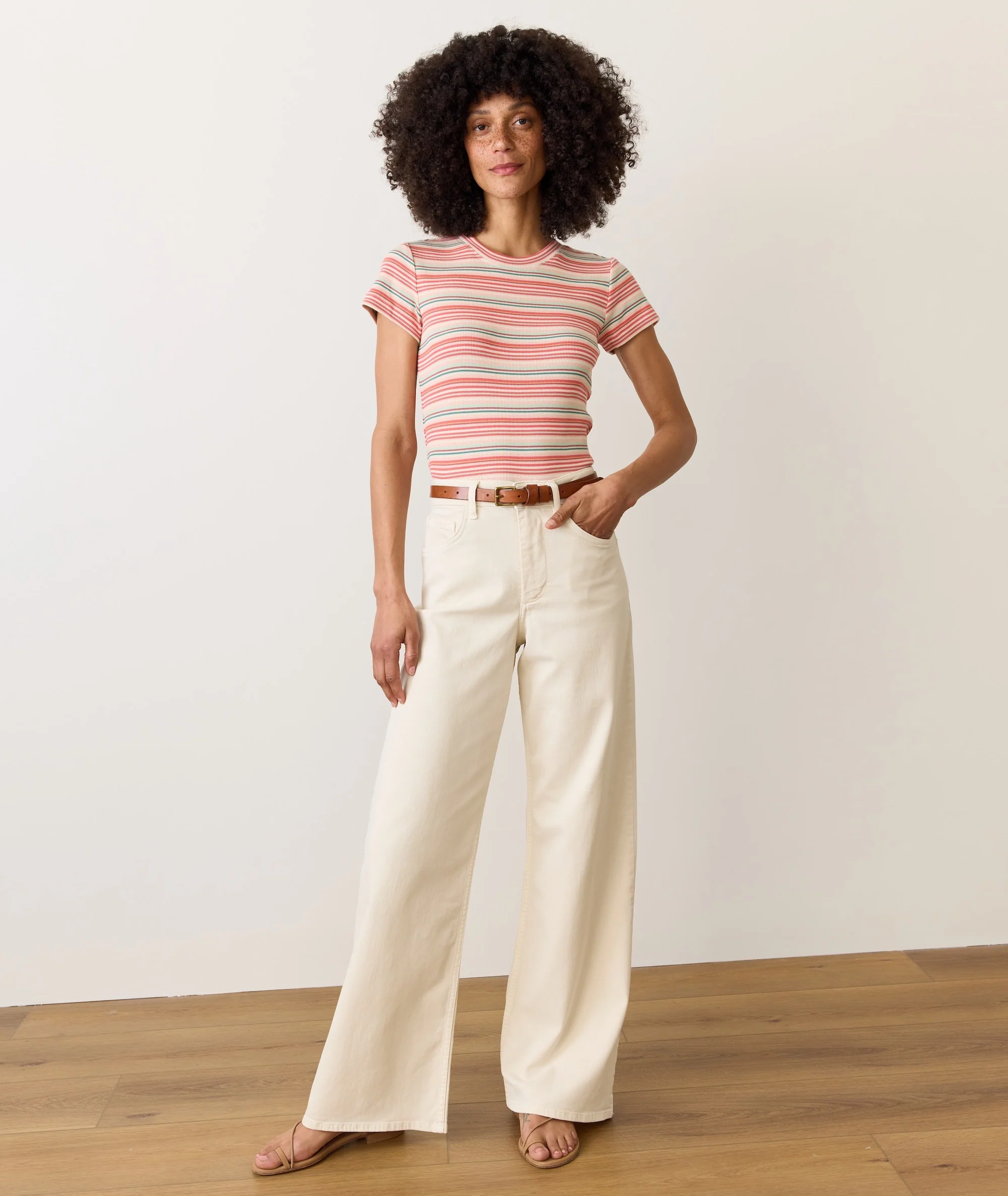 Lexi Rib Sun-In Crew Tee - Image 6