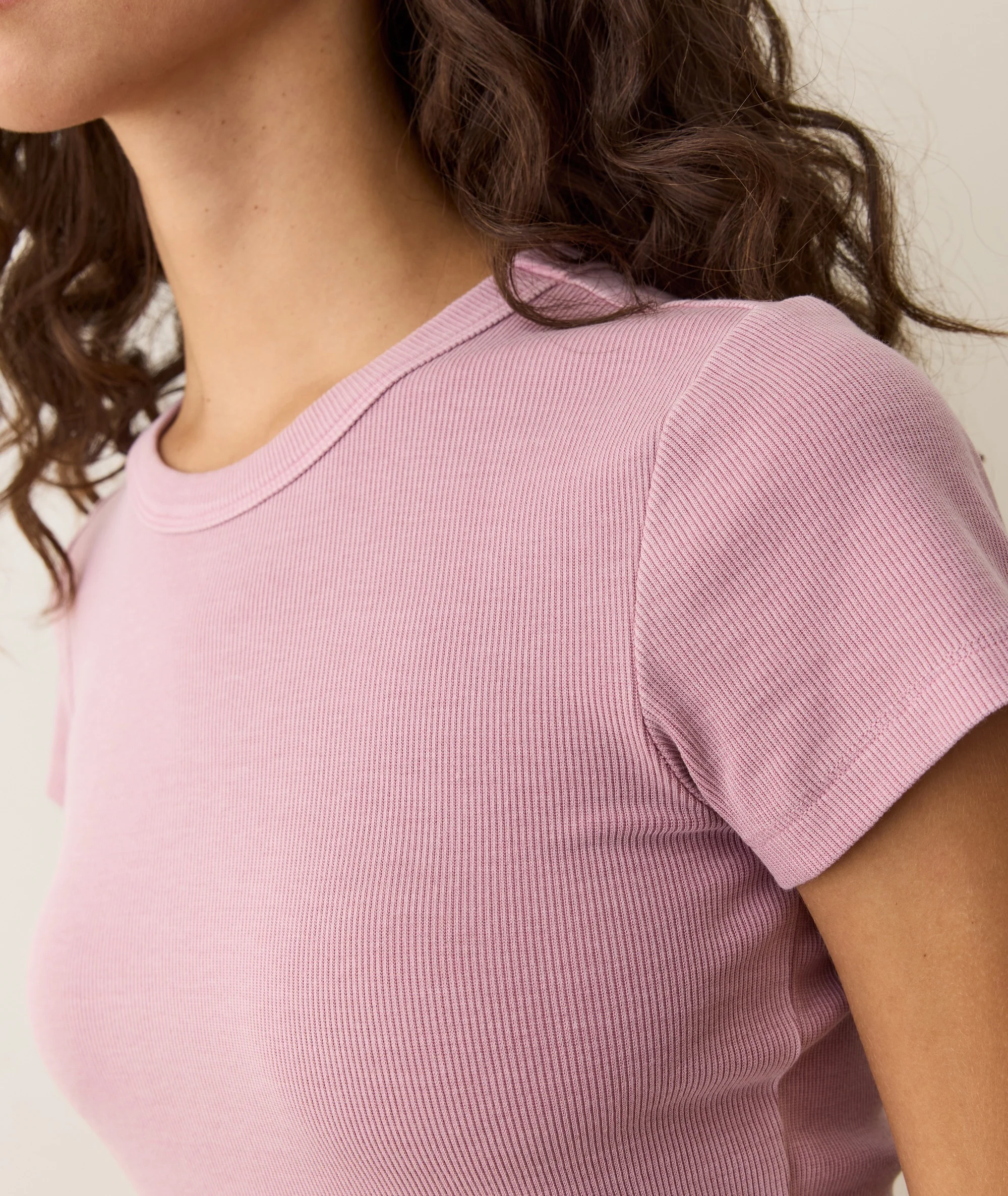 Lexi Rib Sun-In Crew Tee - Image 5