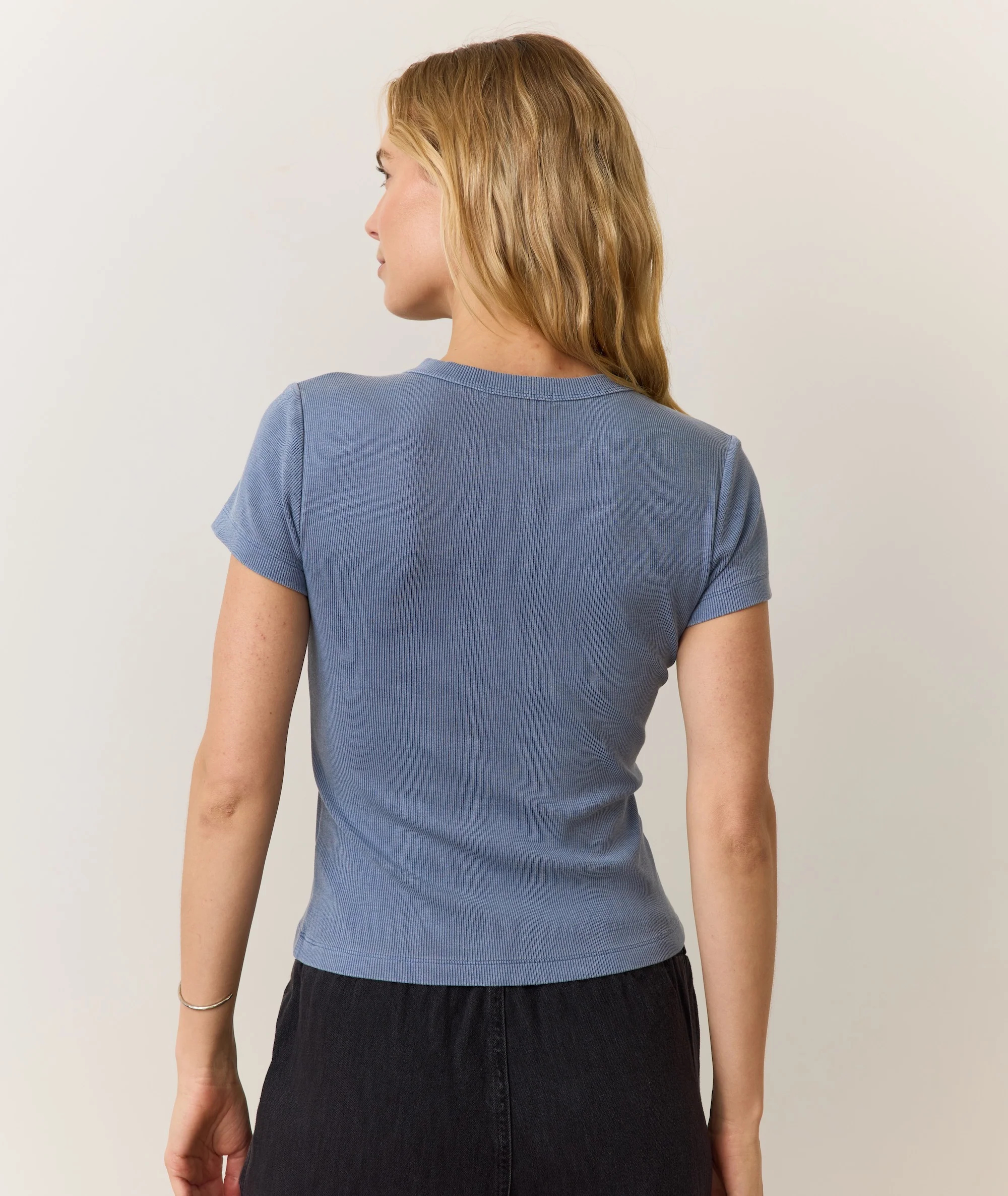 Lexi Rib Sun-In Crew Tee - Image 6