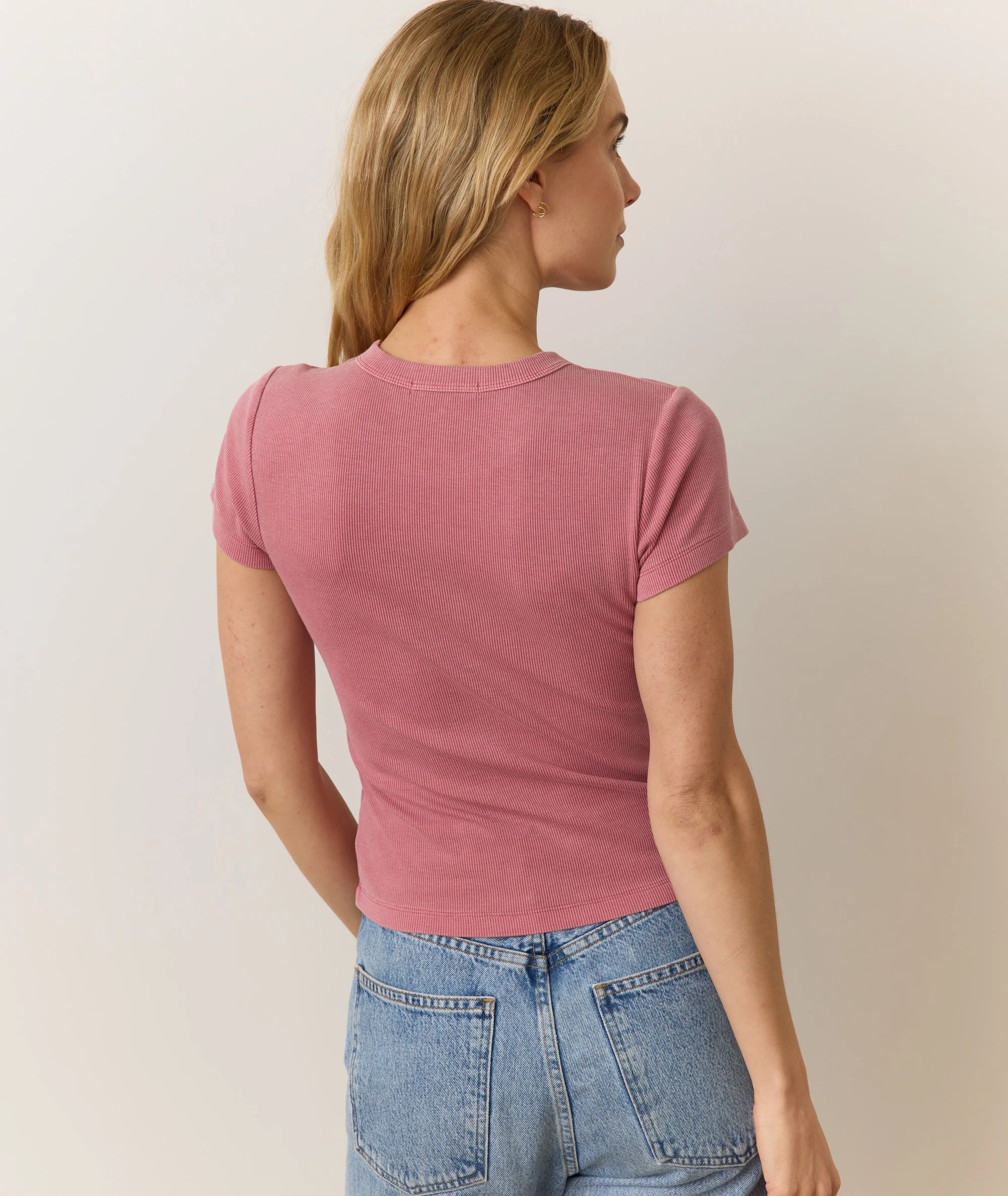 Lexi Rib Sun-In Crew Tee - Image 5