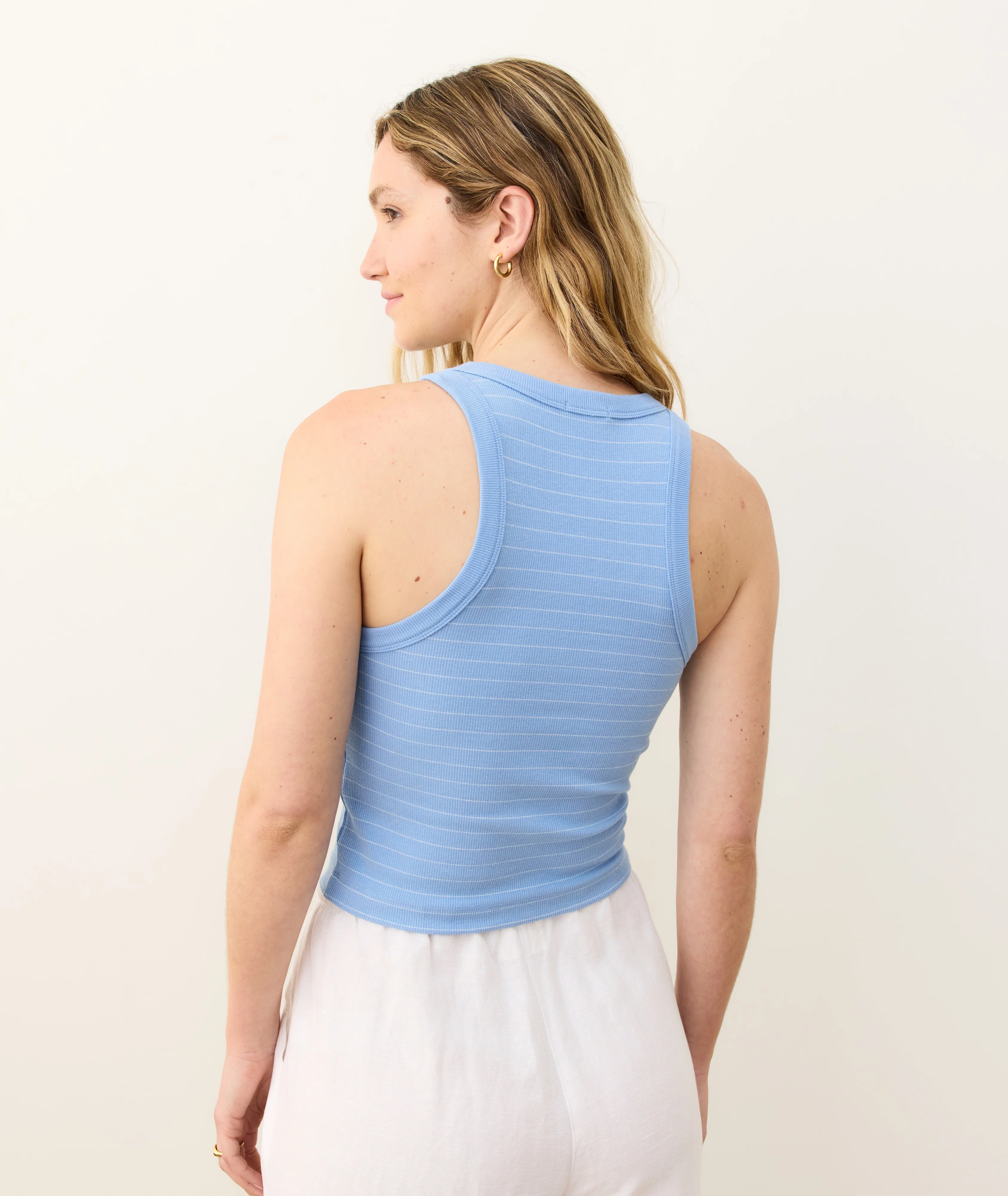 Lexi Rib Sun-In High Neck Crop Tank - Image 6