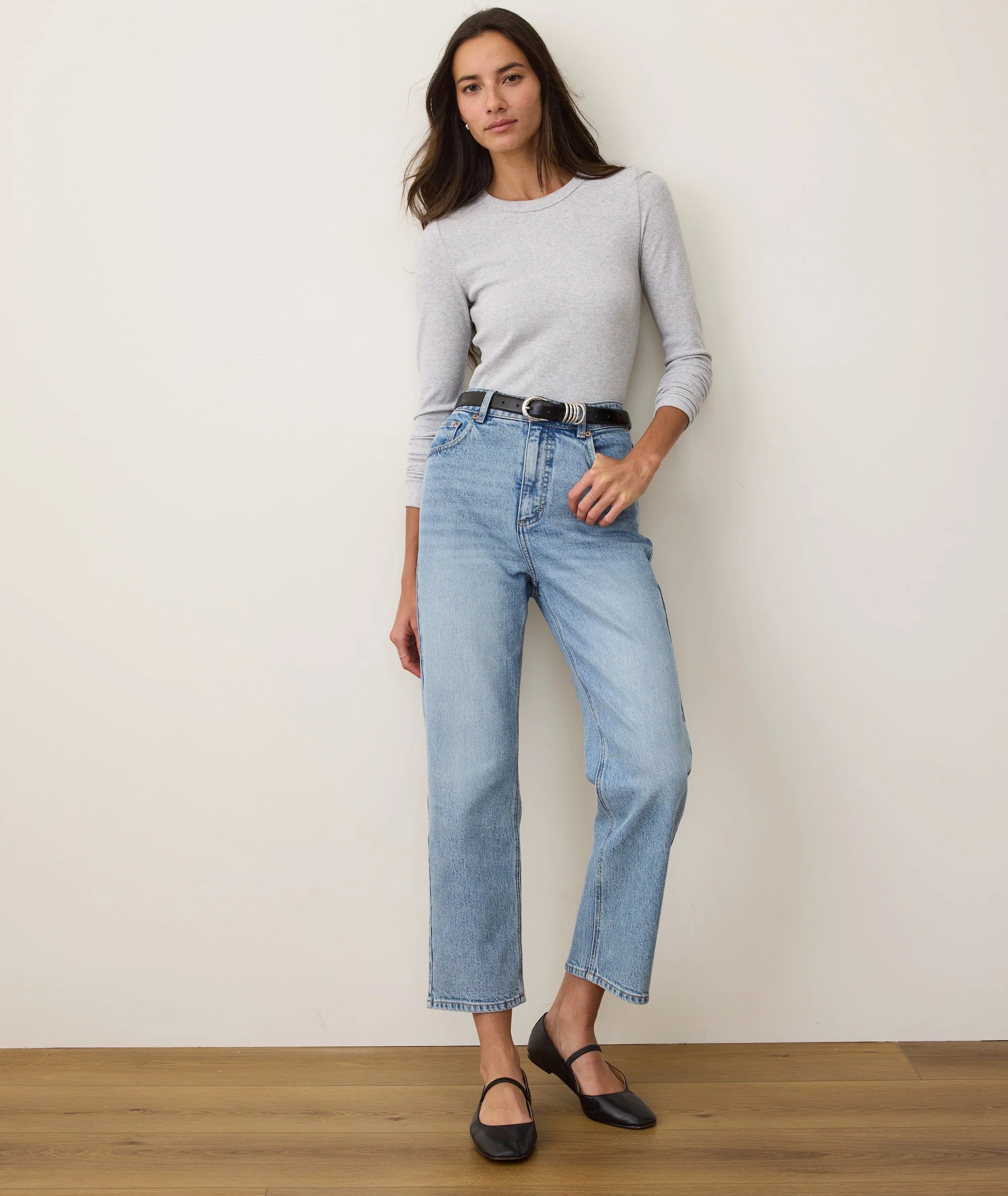 Lexi Rib Sun-In Longsleeve Crew Tee - Image 7
