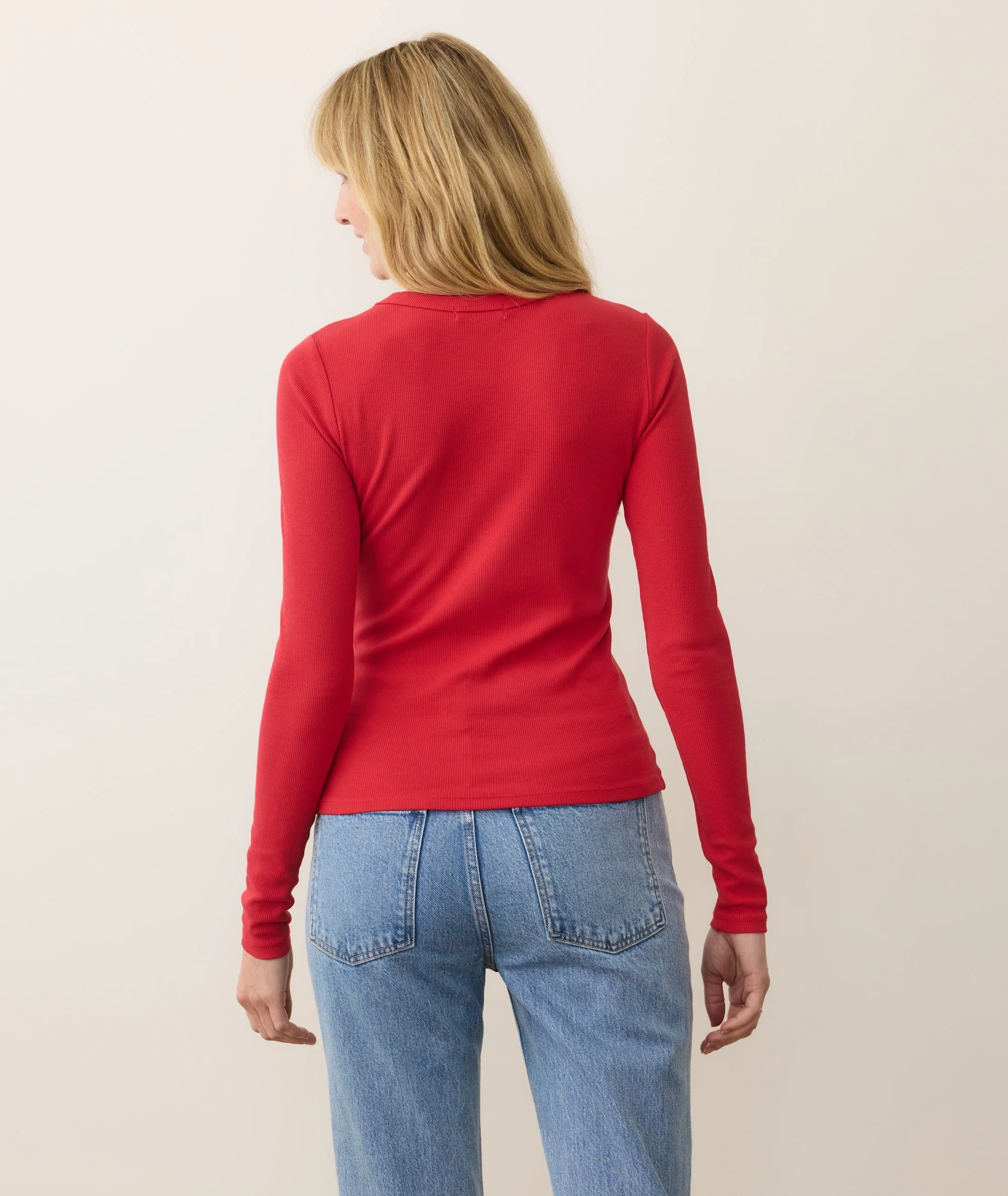 Lexi Rib Sun-In Longsleeve Crew Tee - Image 6