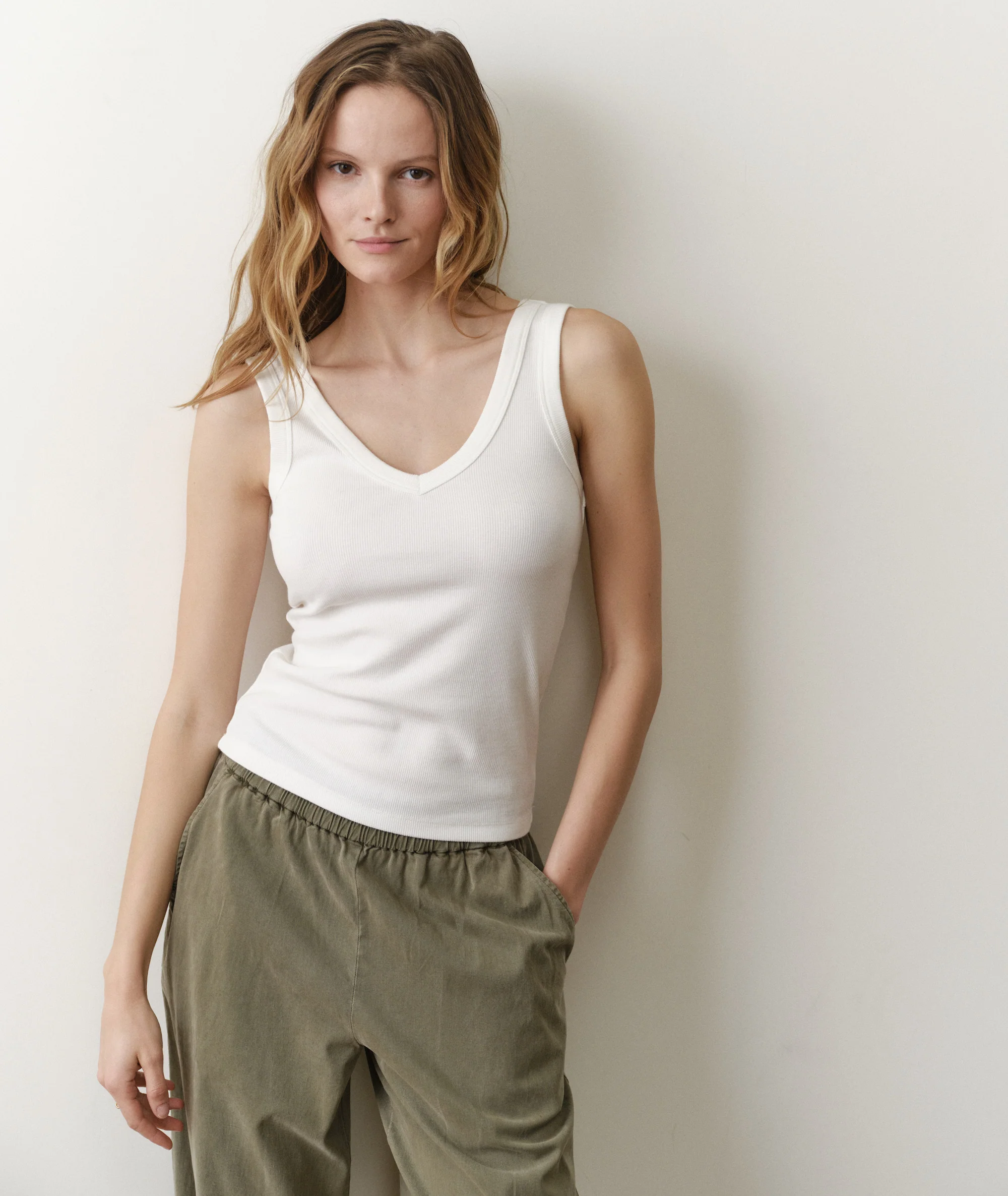 Lexi Rib V-Neck Tank - Image 5
