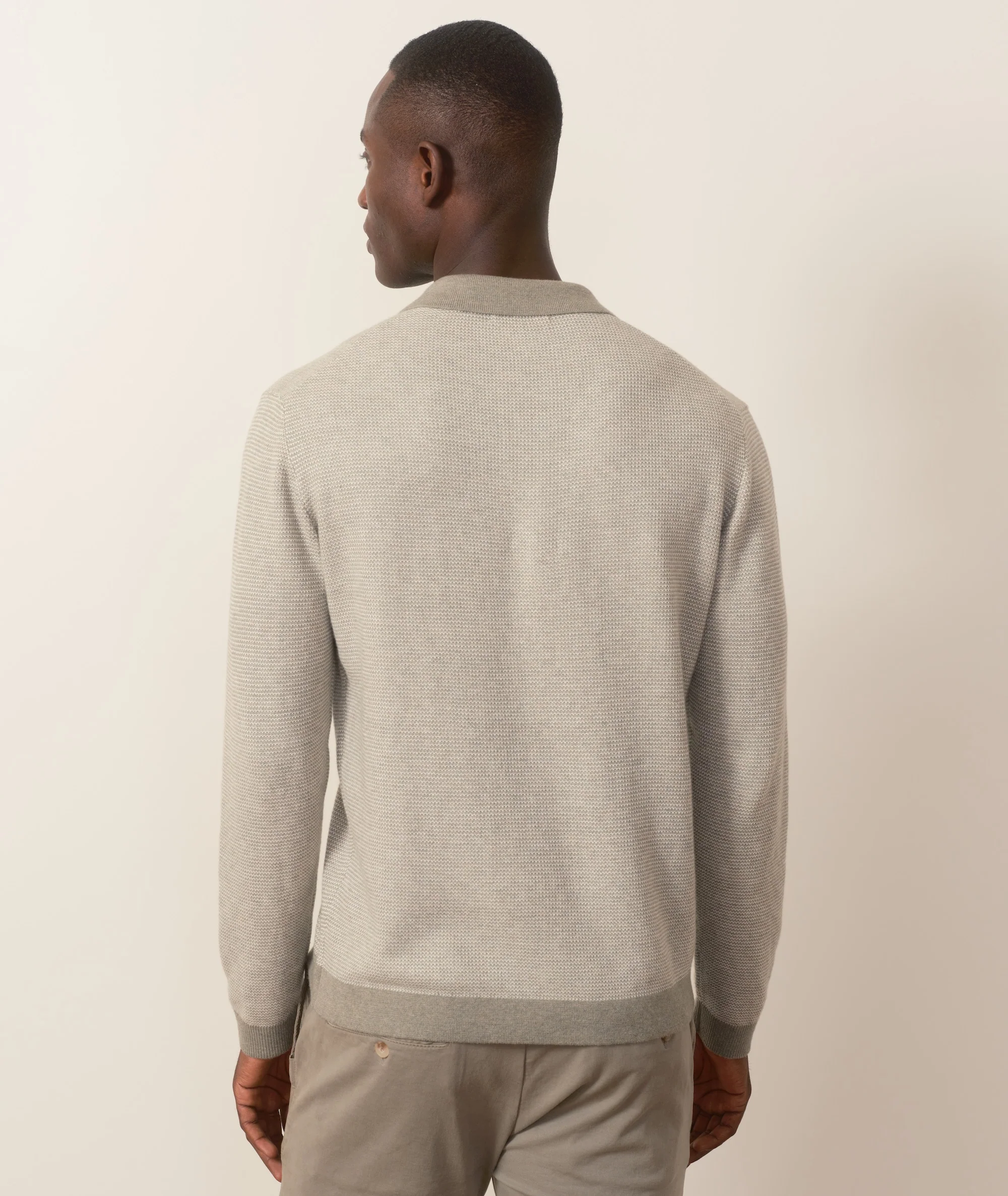 Liam Long Sleeve Sweater Polo - Image 5