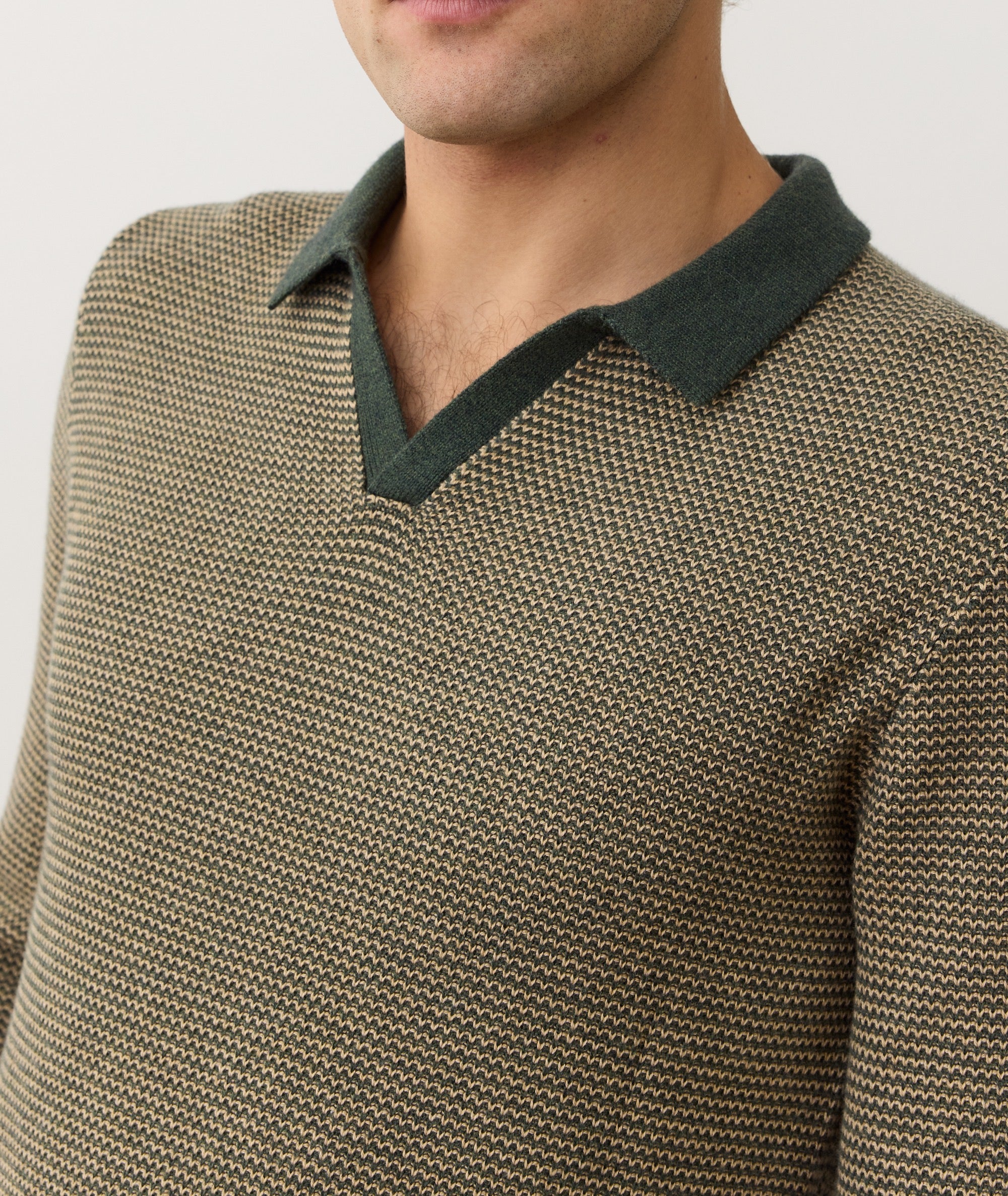 Liam Long Sleeve Sweater Polo - Image 8
