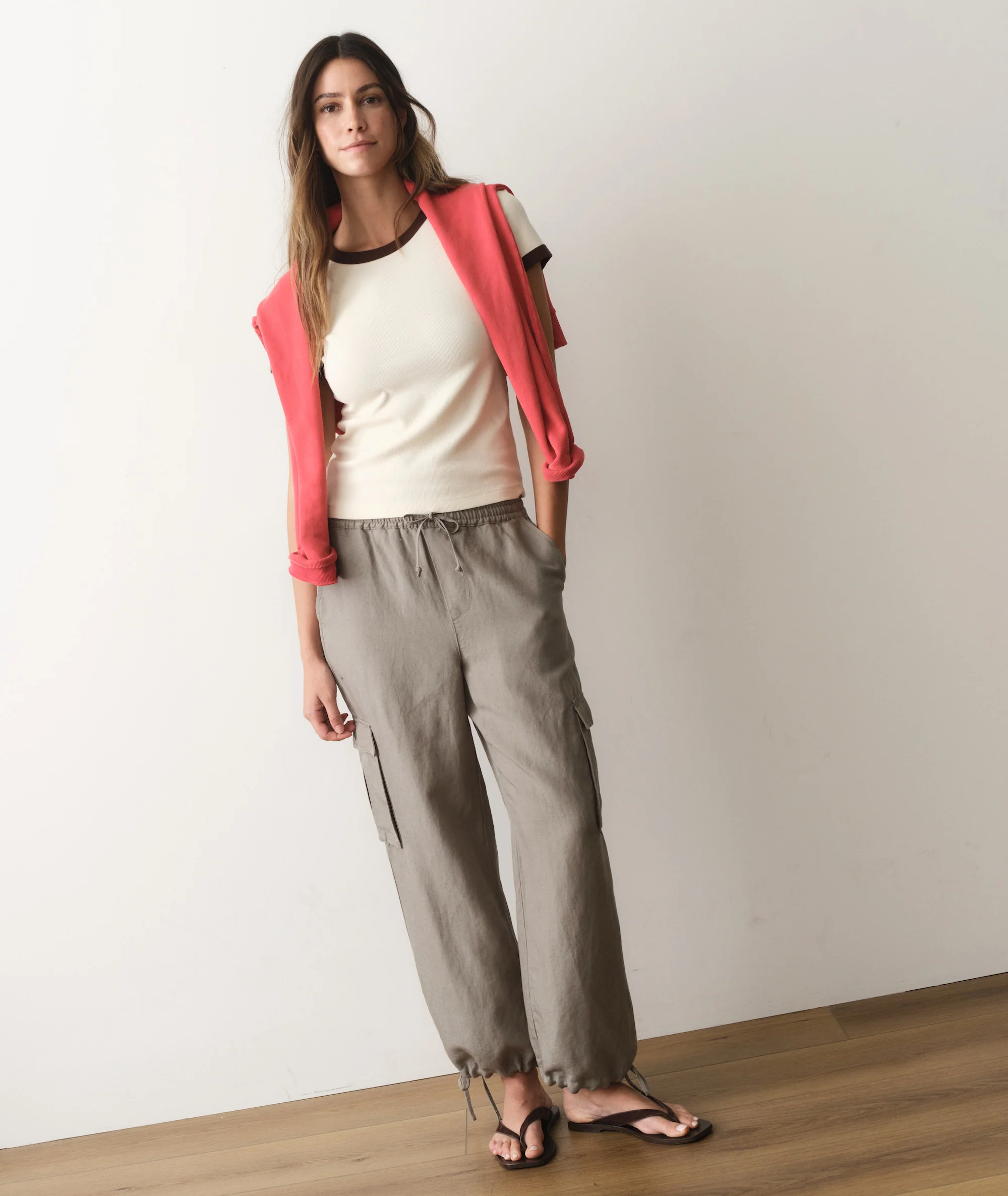 Linen Cargo Pant - Image 4