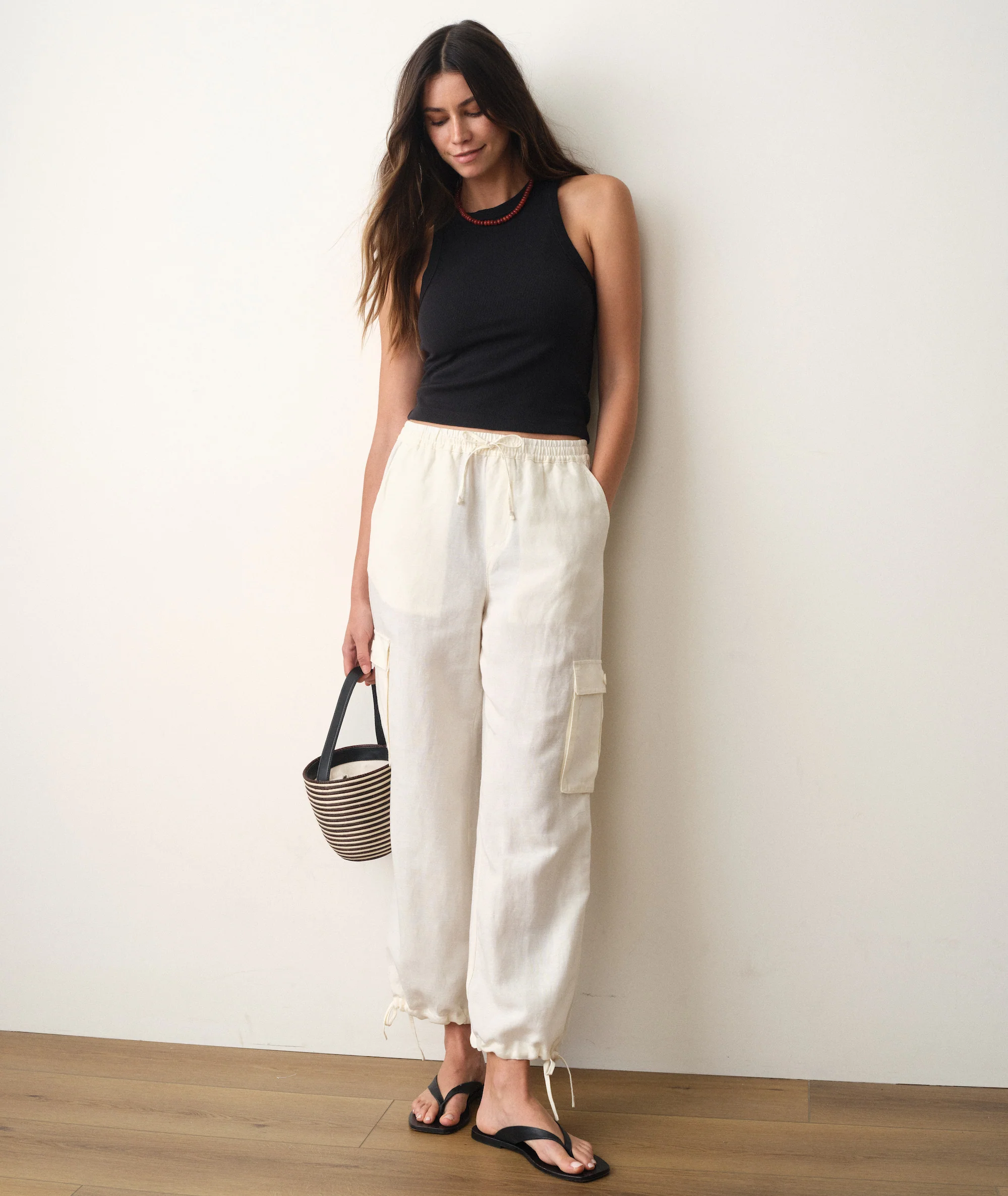 Linen Cargo Pant - Image 4