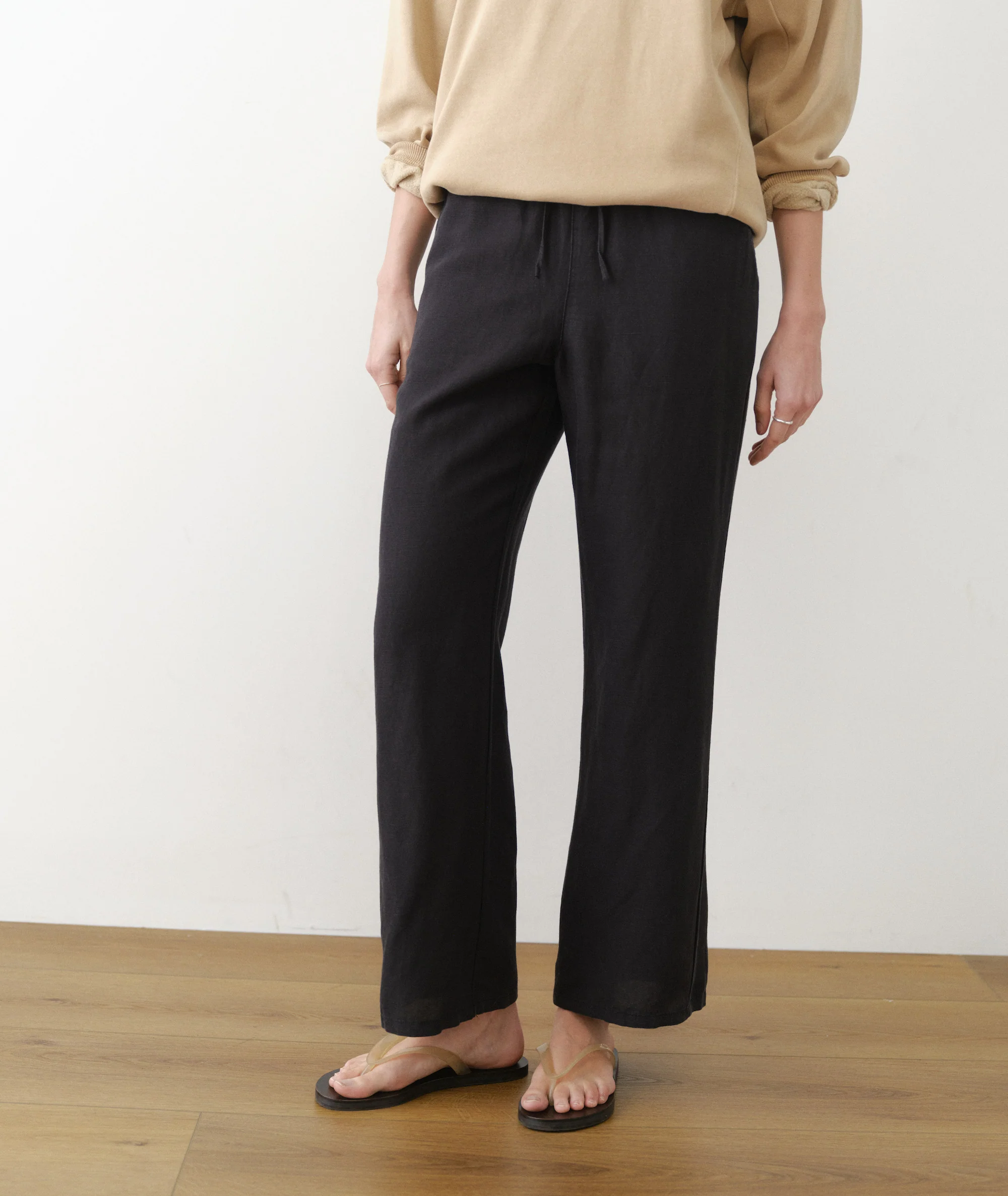 Linen Drawstring Pant - Image 2