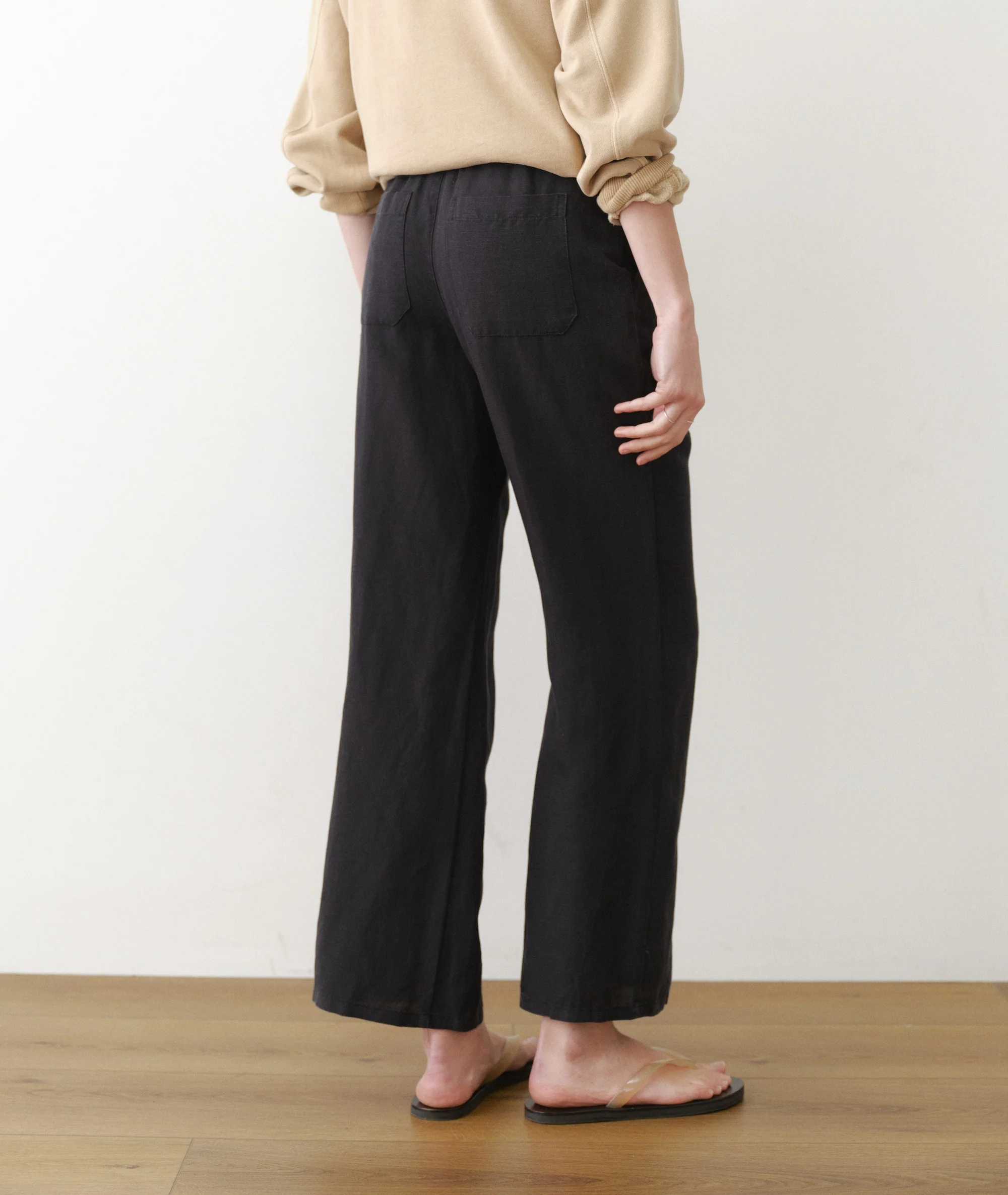 Linen Drawstring Pant - Image 3
