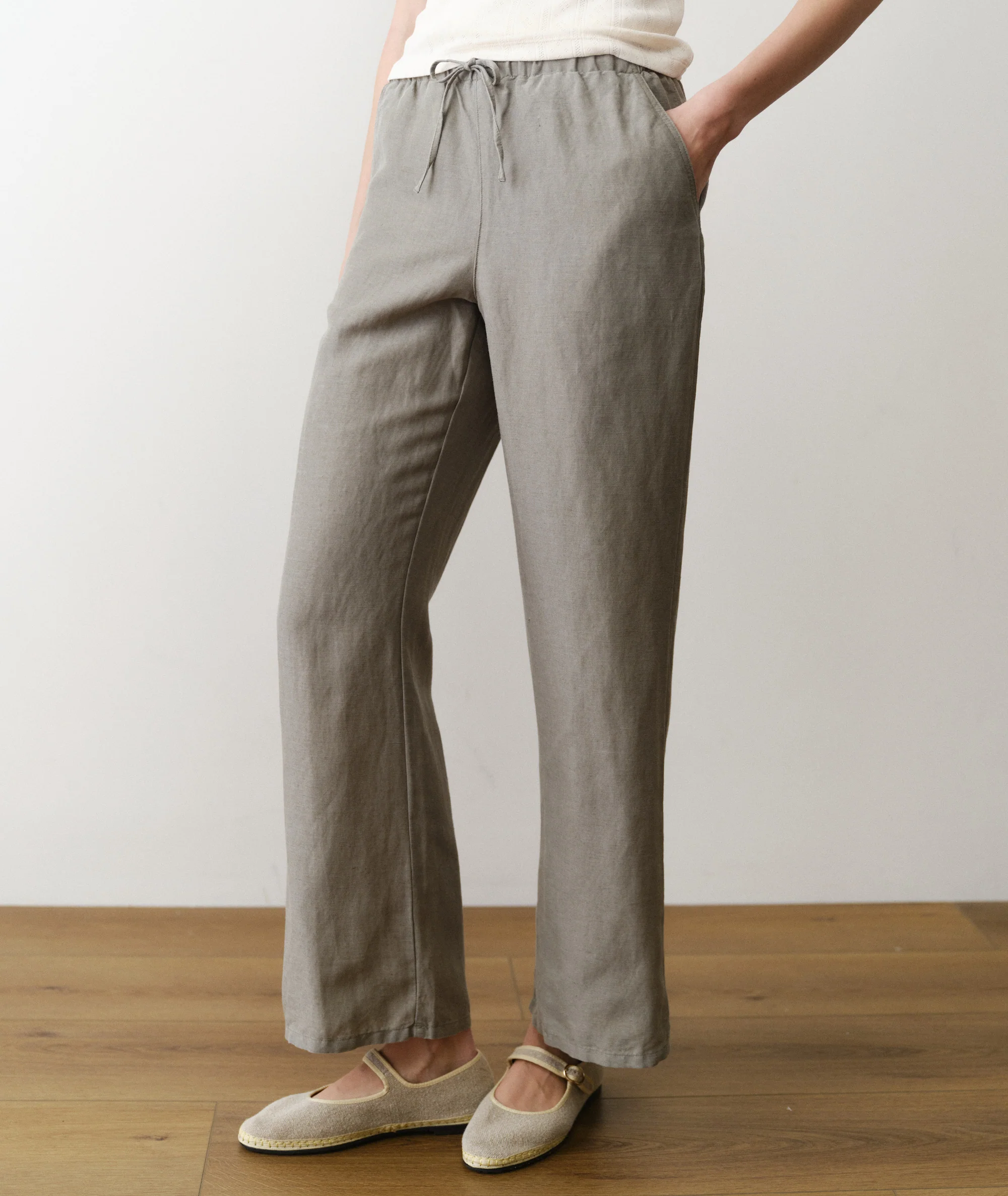 Linen Drawstring Pant - Image 5