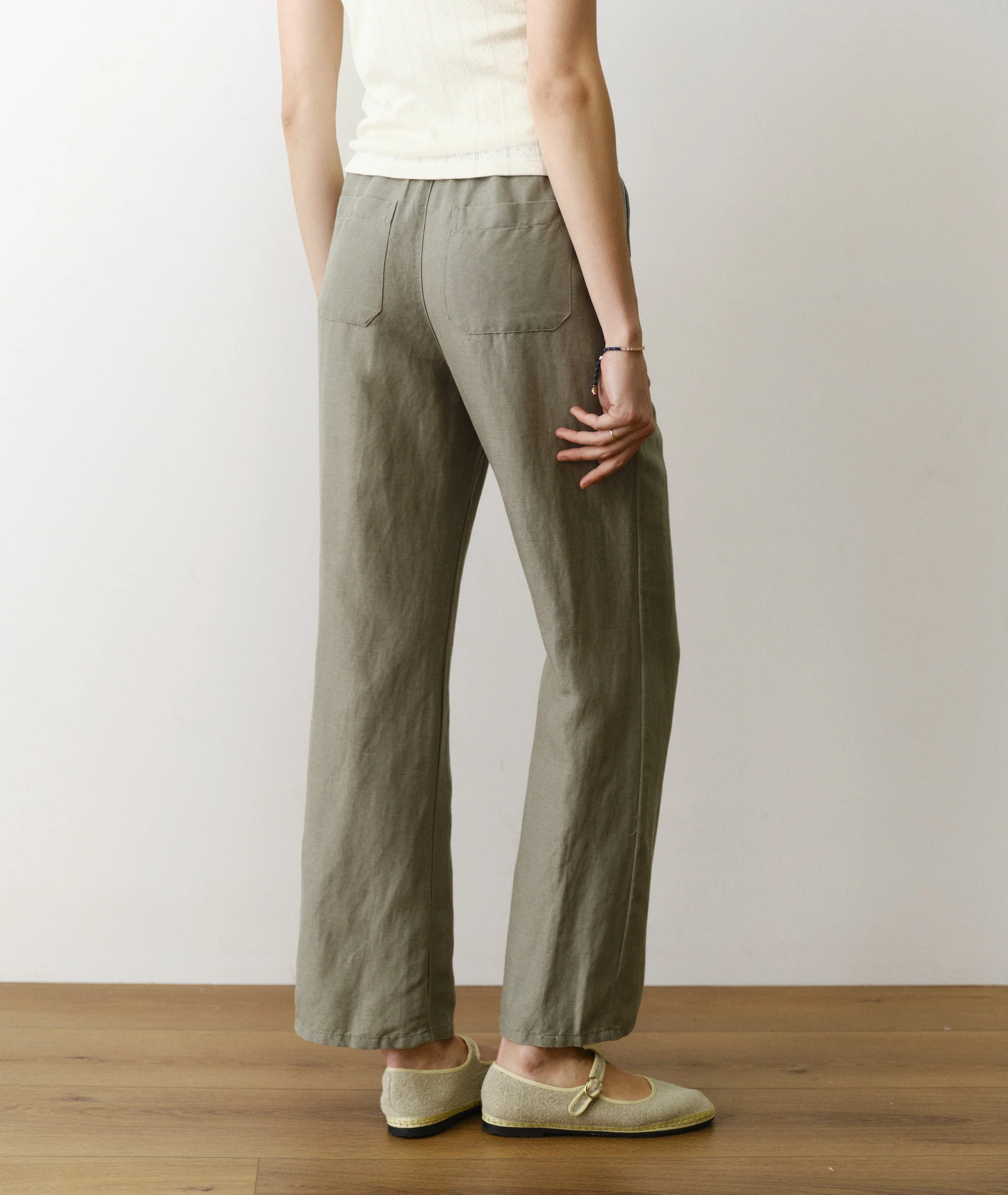 Linen Drawstring Pant - Image 6