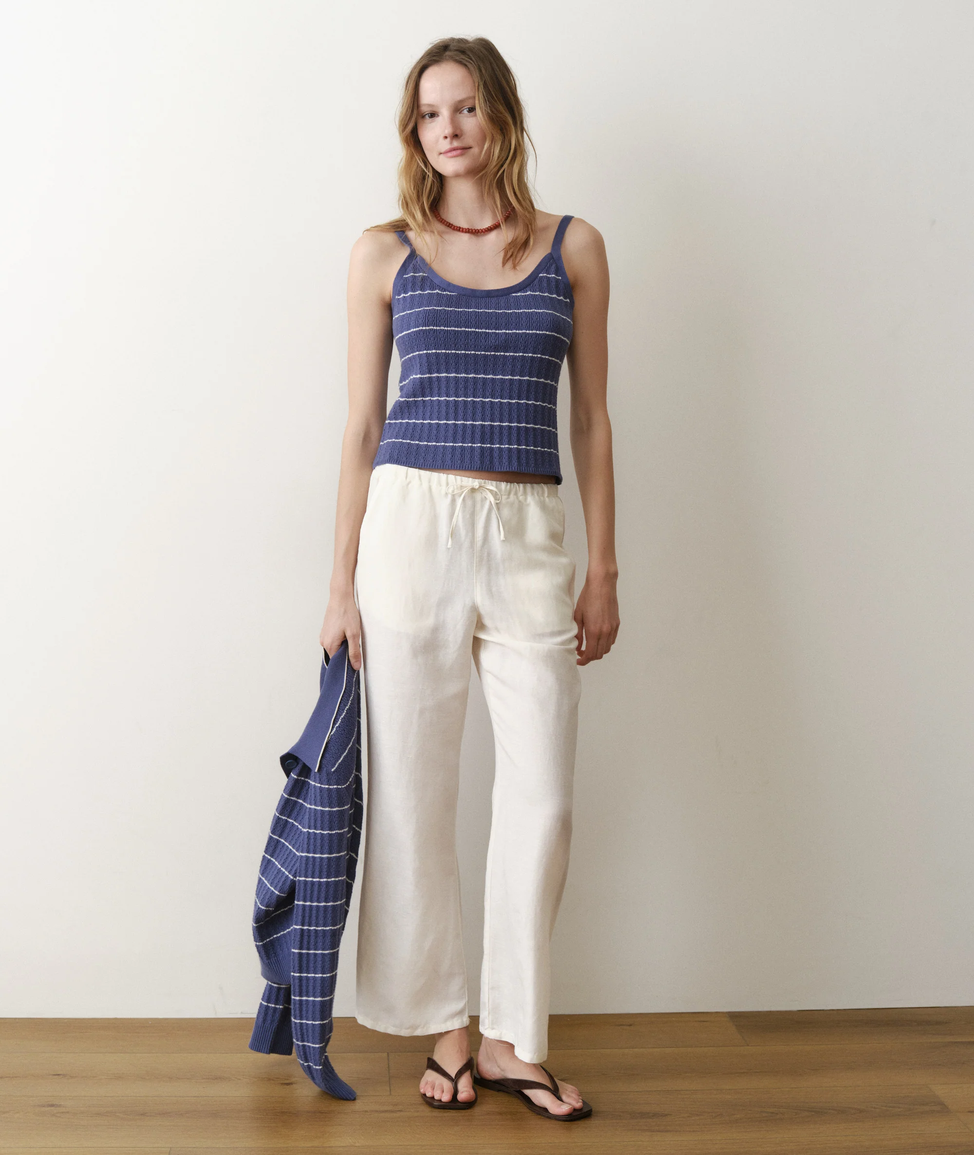 Linen Drawstring Pant - Image 3