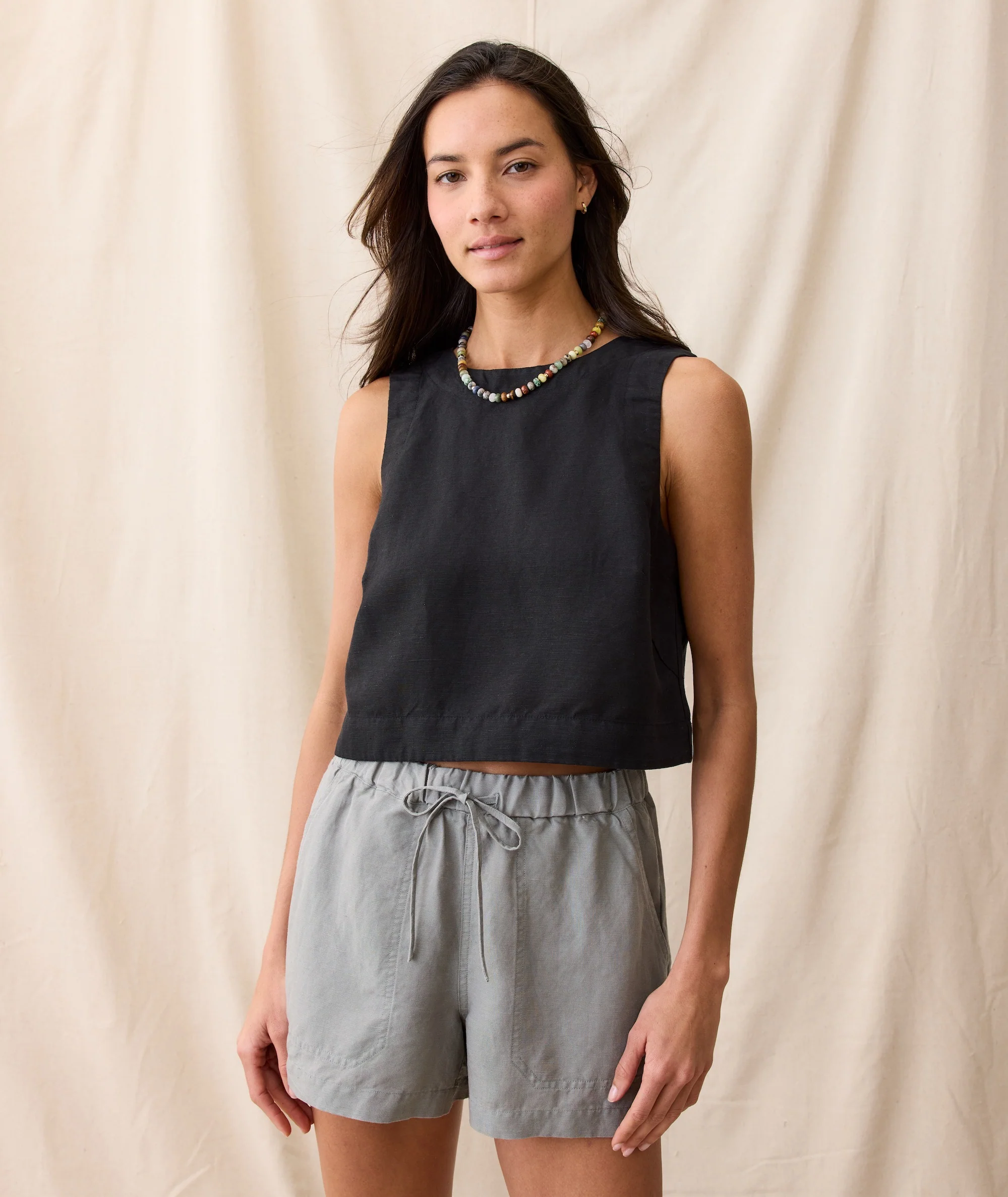 Linen Drawstring Short - Image 4