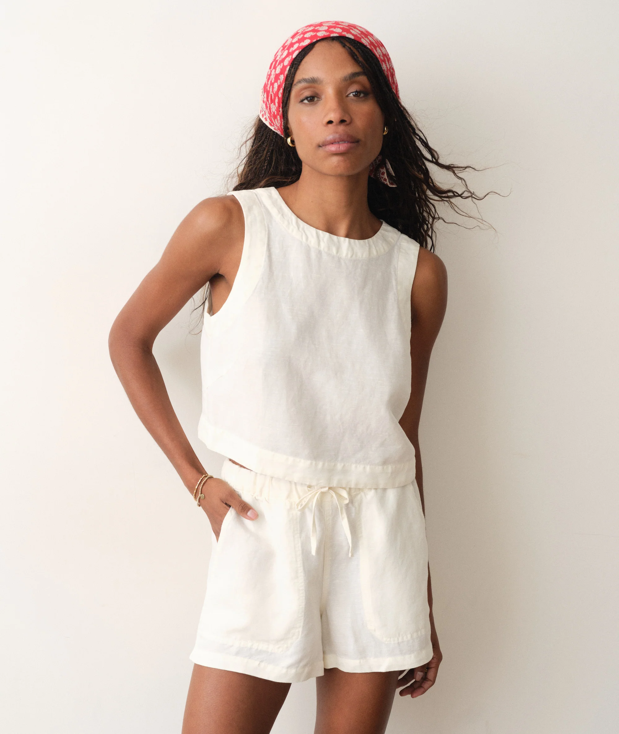 Linen Drawstring Short - Image 7