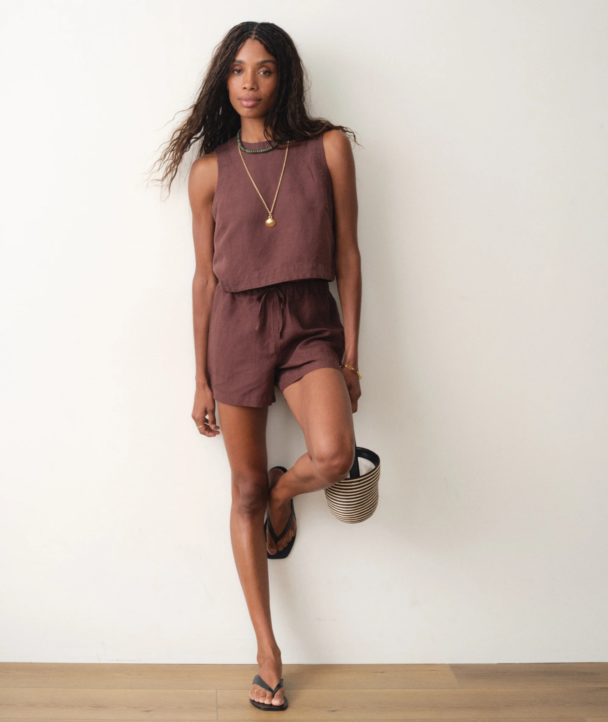 Linen Drawstring Short - Image 7
