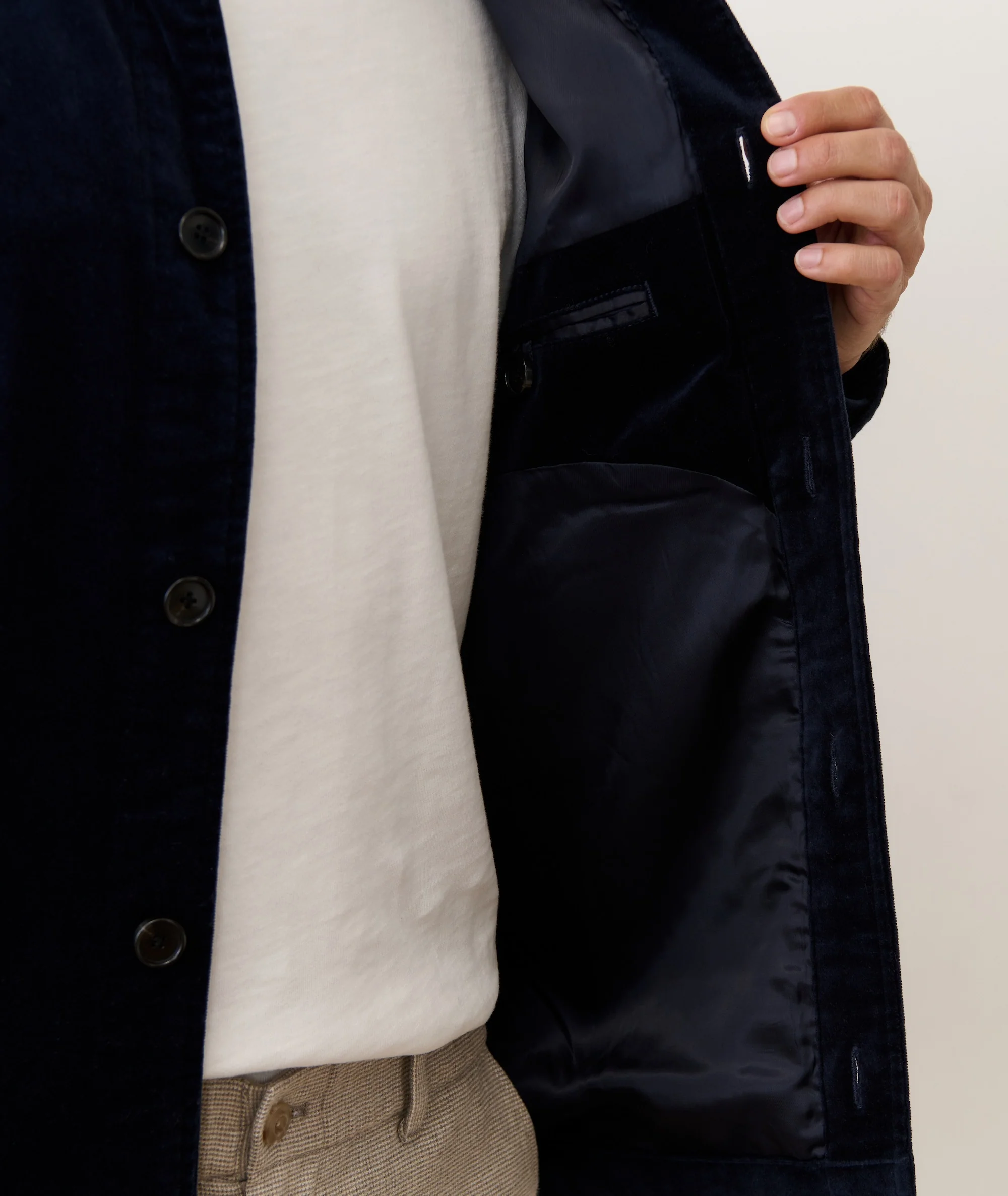 Lorenzo Velvet Overshirt - Image 8