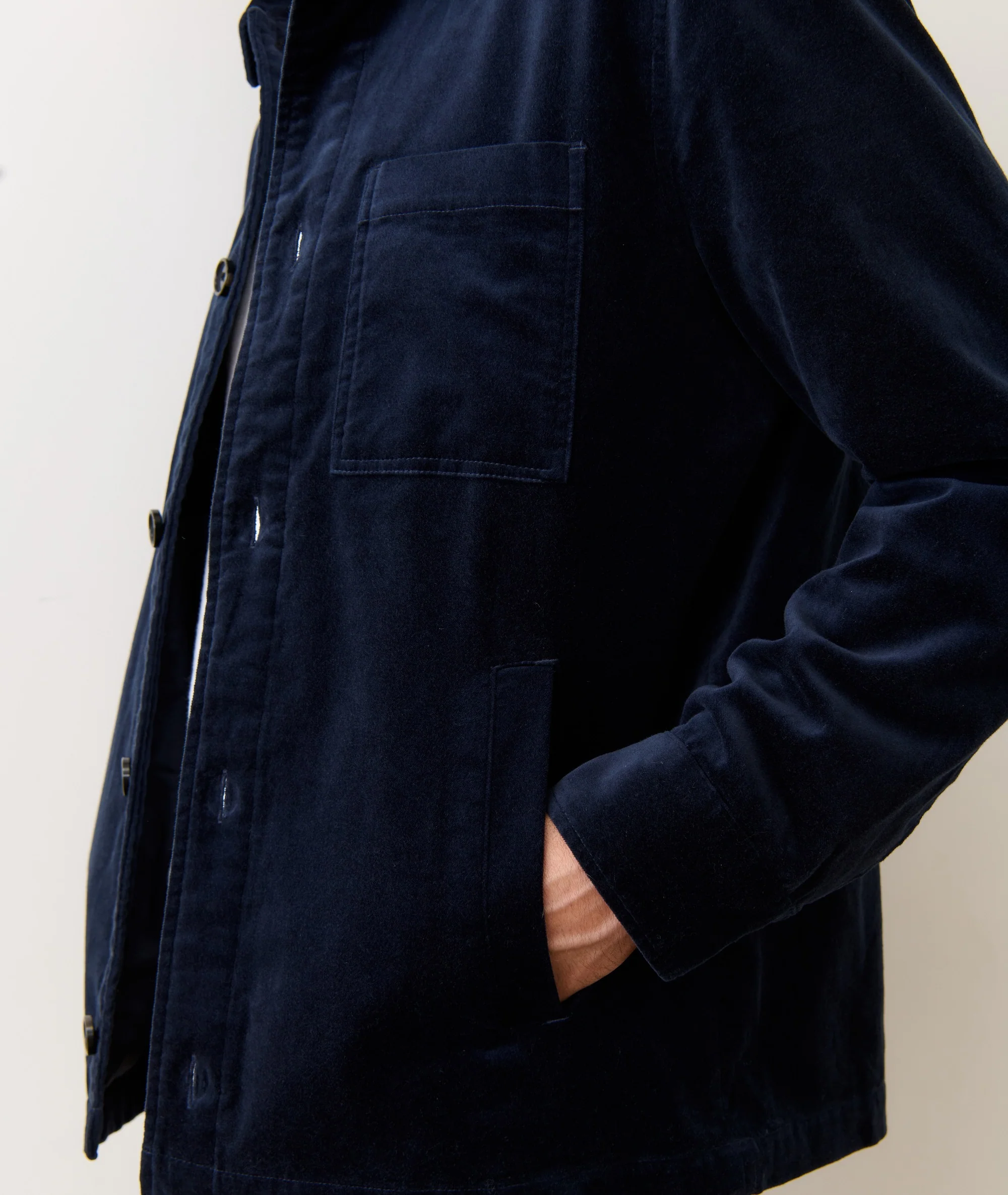 Lorenzo Velvet Overshirt - Image 9