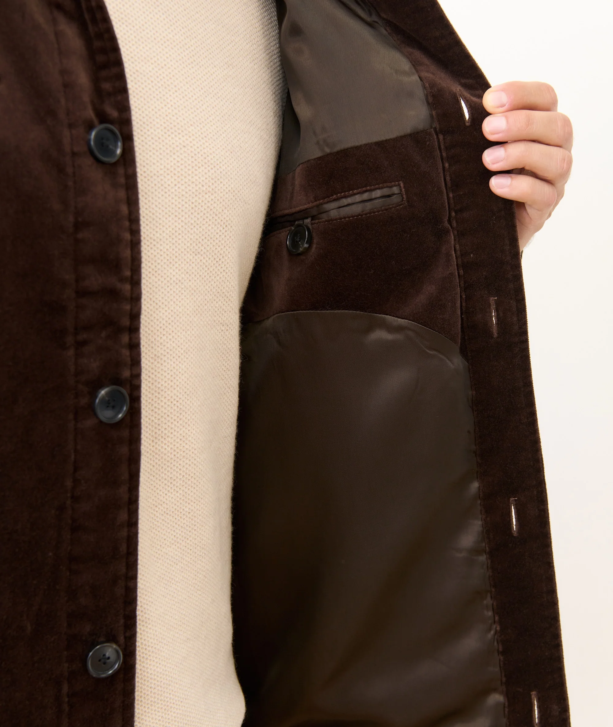 Lorenzo Velvet Overshirt - Image 6