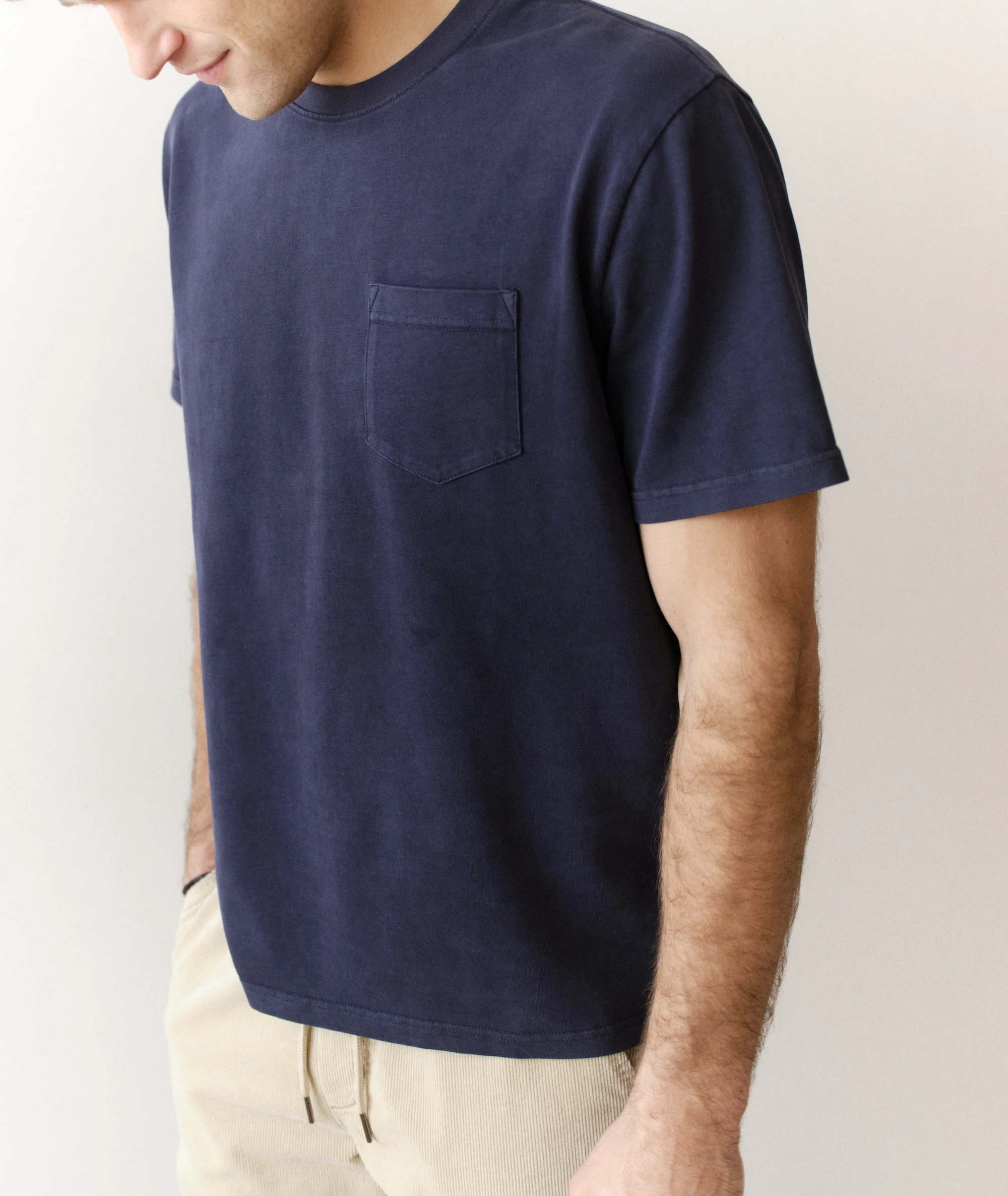 Luxe 250 Relaxed Pocket Tee - Image 3