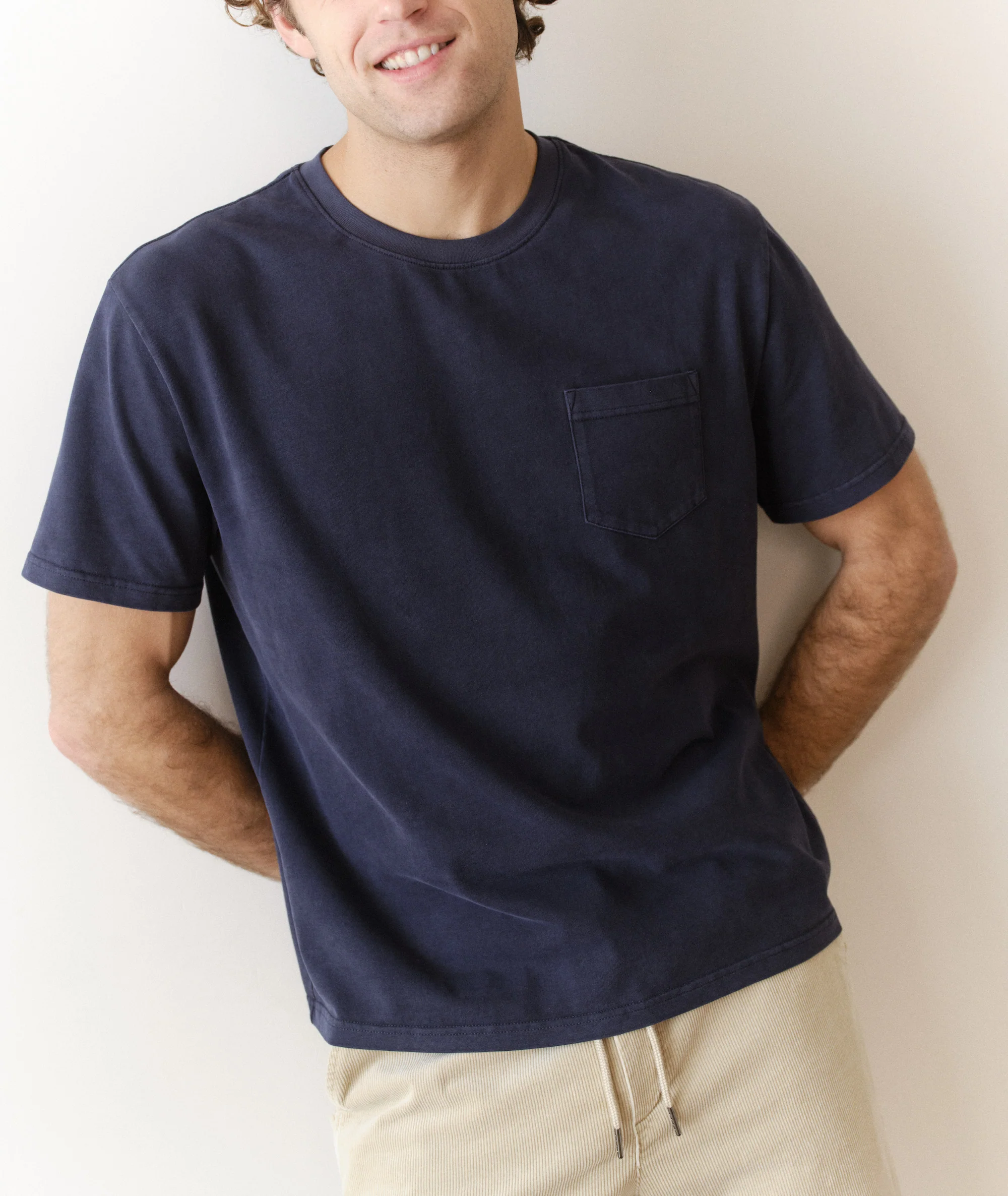 Luxe 250 Relaxed Pocket Tee - Image 5