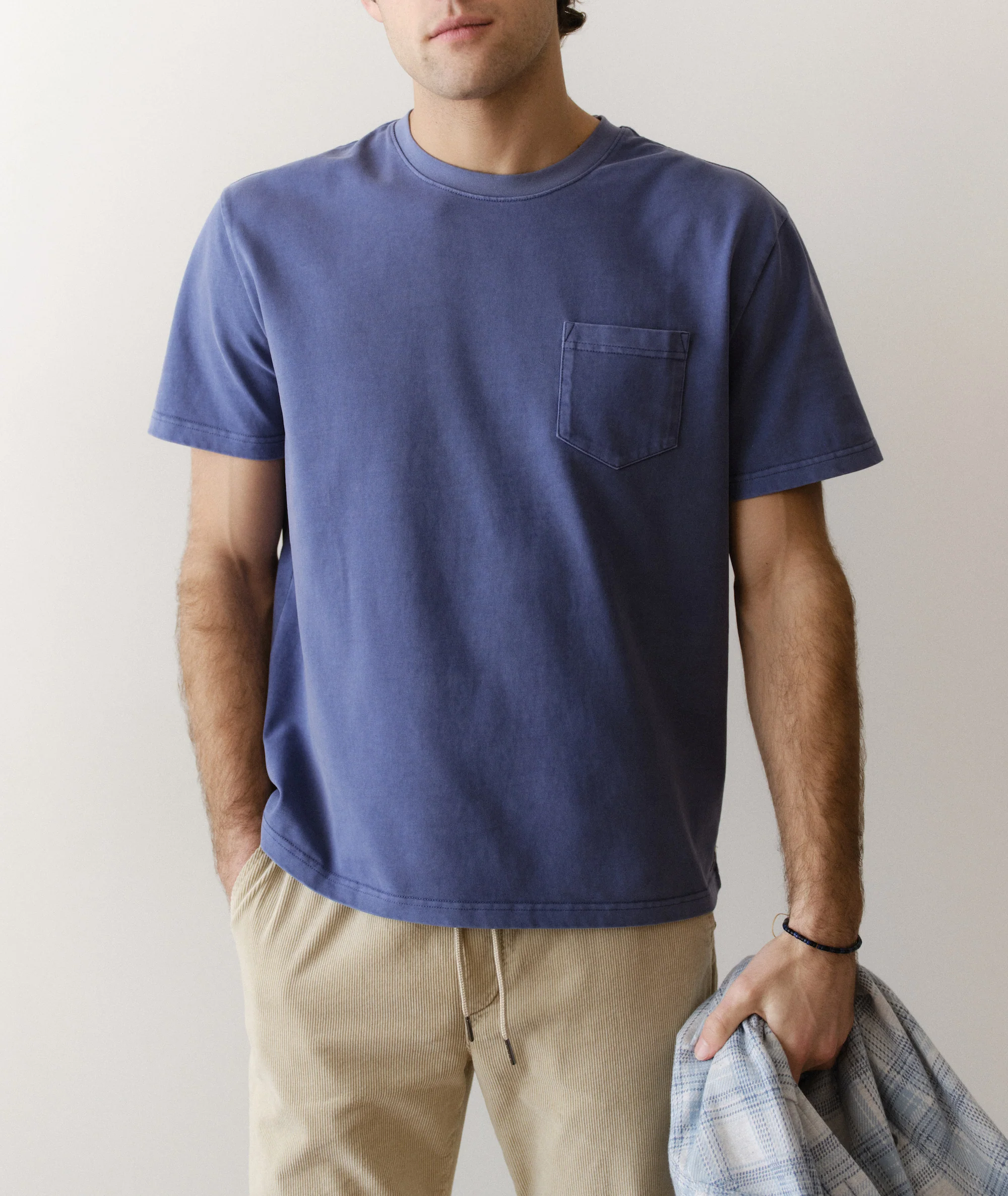 Luxe 250 Relaxed Pocket Tee - Image 2