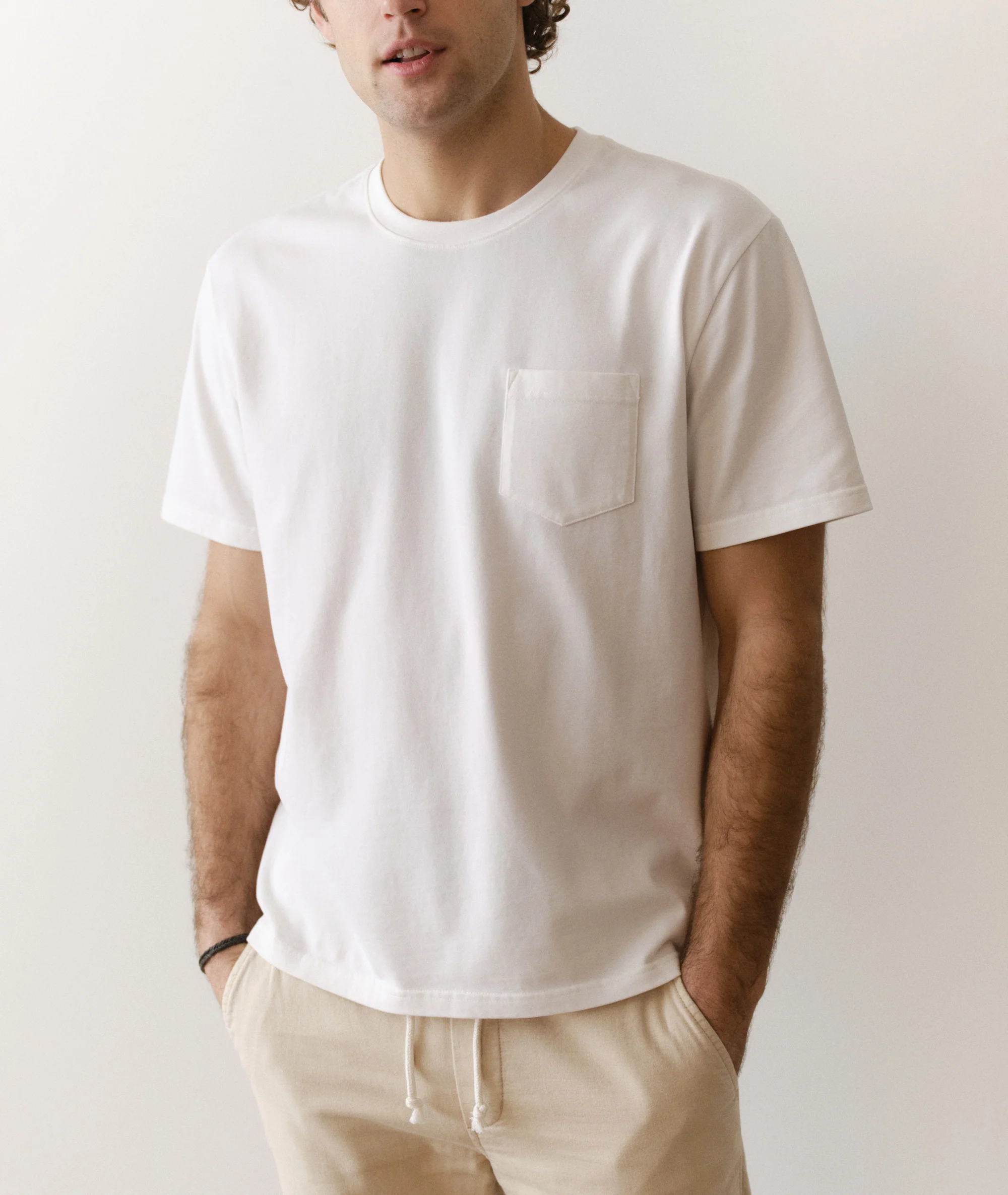Luxe 250 Relaxed Pocket Tee - Image 2