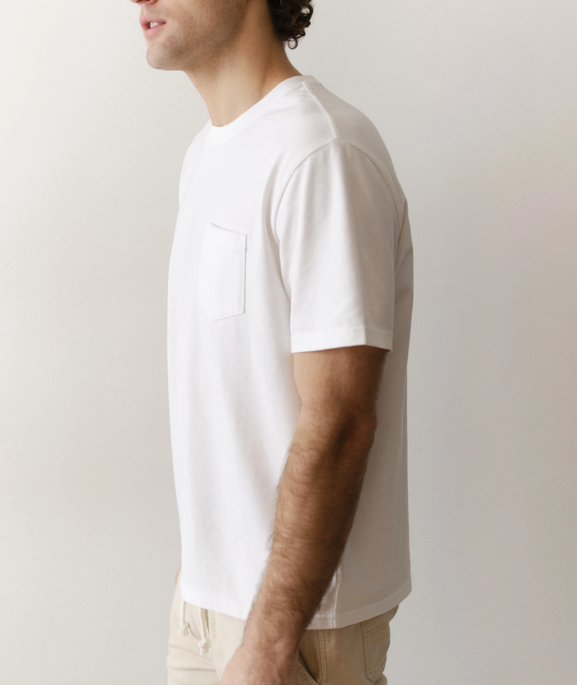 Luxe 250 Relaxed Pocket Tee - Image 3