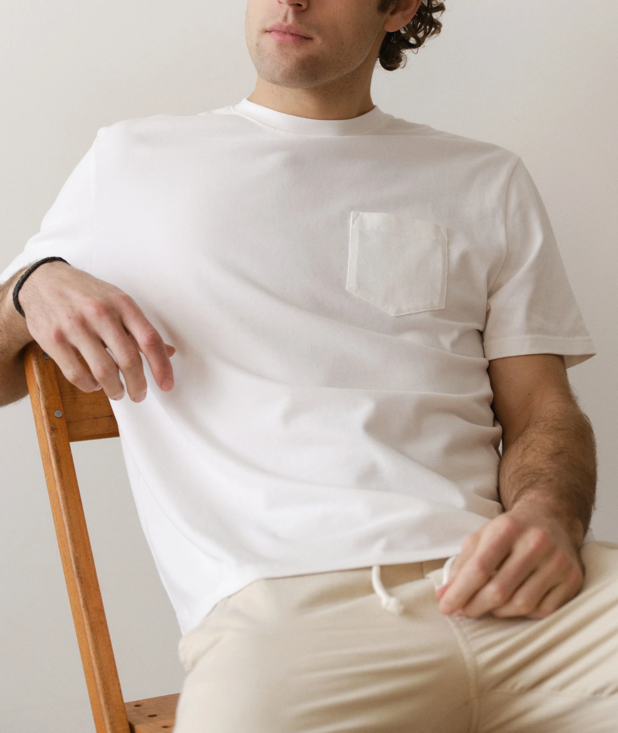 Luxe 250 Relaxed Pocket Tee - Image 4