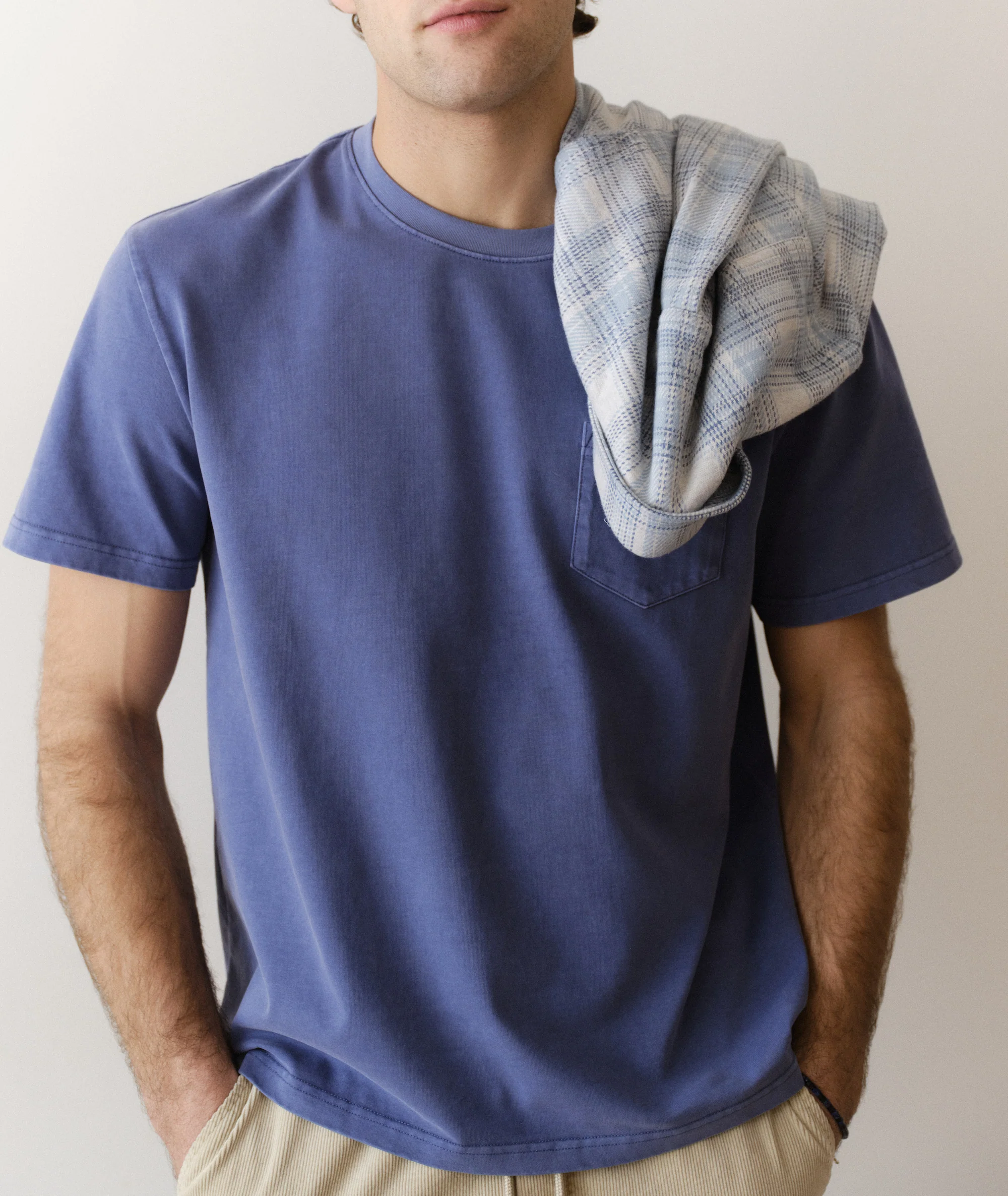 Luxe 250 Relaxed Pocket Tee - Image 5